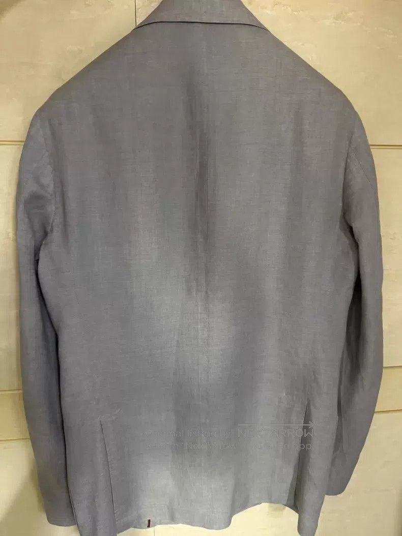 Loro Piana Loro Piana Men's Linen Unstructured Suit Jacket 100% Linen Size 50L - 2 Thumbnail