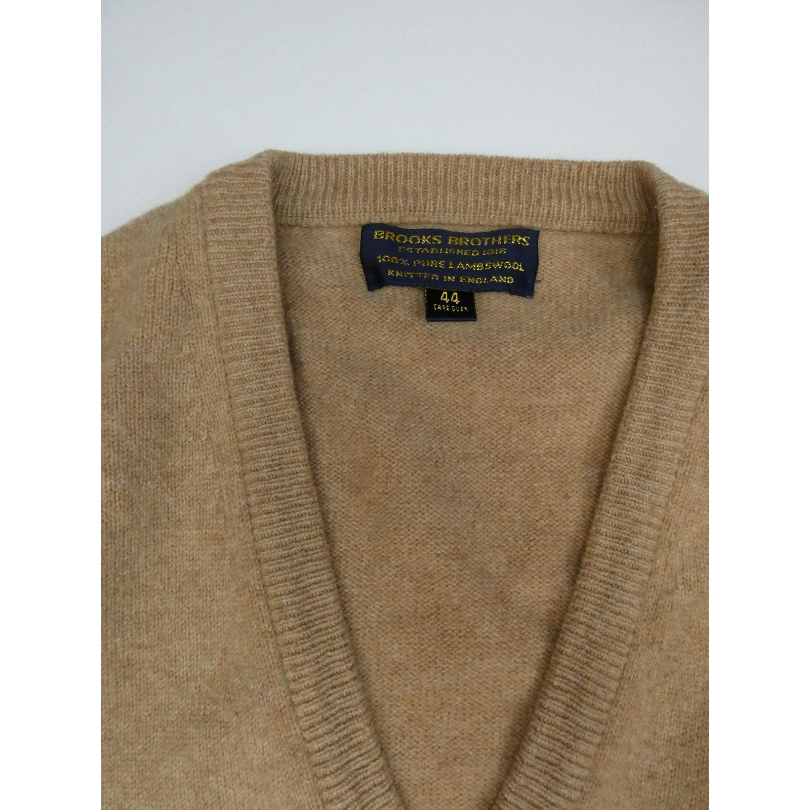 Brooks Brothers Brooks Brothers Knitted in England Wool sweater vest, 44 Size US L / EU 52-54 / 3 - 4 Thumbnail