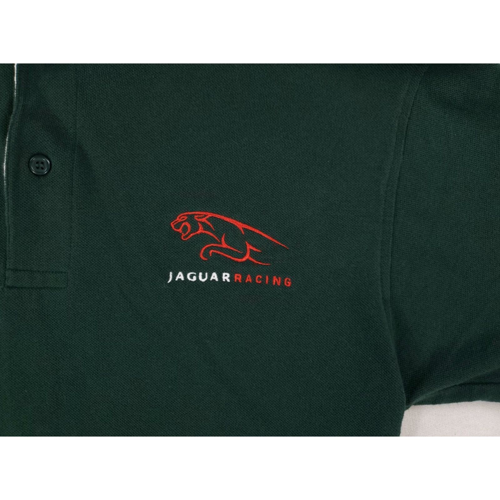 Vintage Jaguar Racing Green Polo Shirt Short Sleeve Embroidered Mens S Size US S / EU 44-46 / 1 - 2 Thumbnail