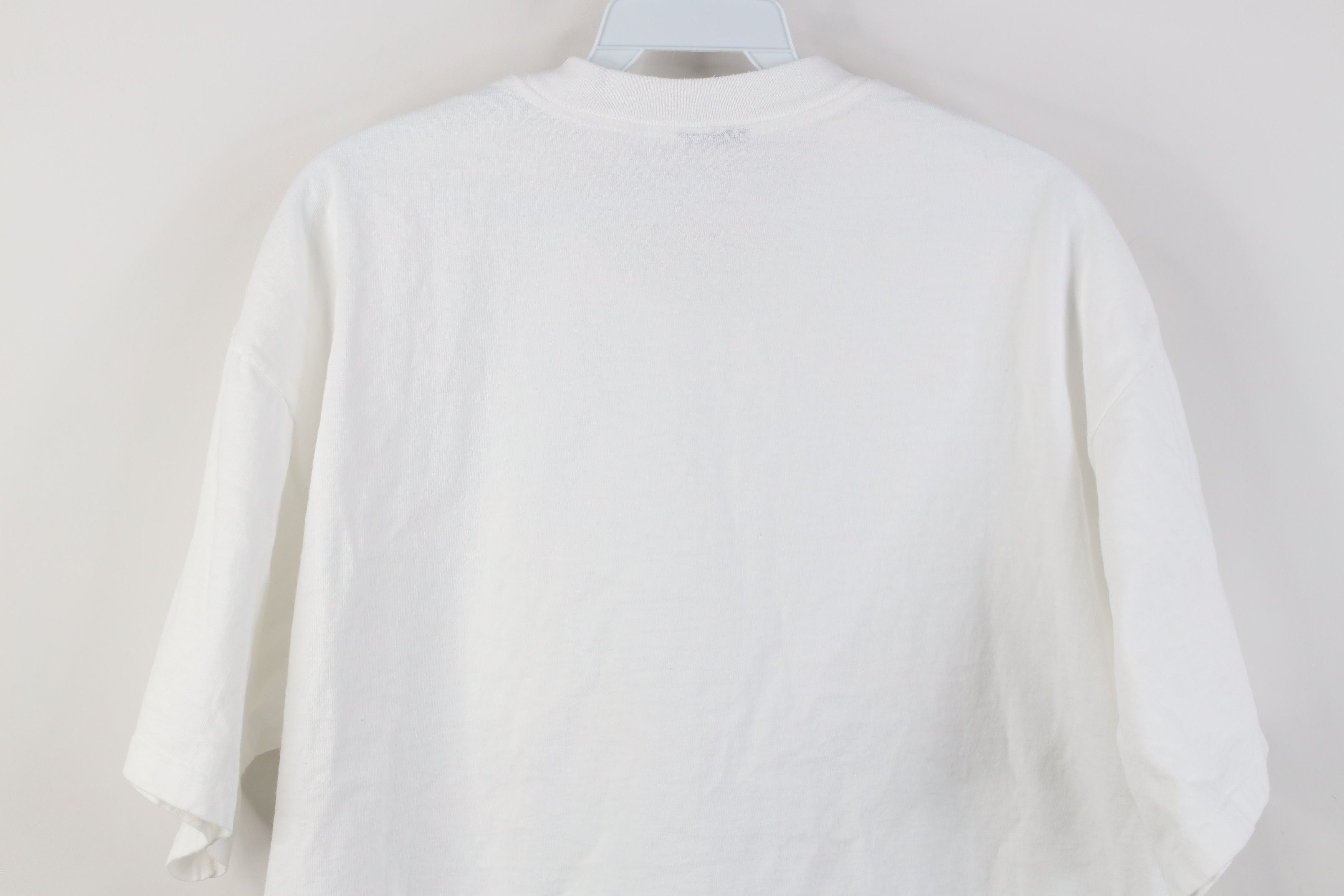 Dickies Vintage 90s Dickies Blank Heavyweight Cotton T-Shirt White Size US L / EU 52-54 / 3 - 11 Thumbnail
