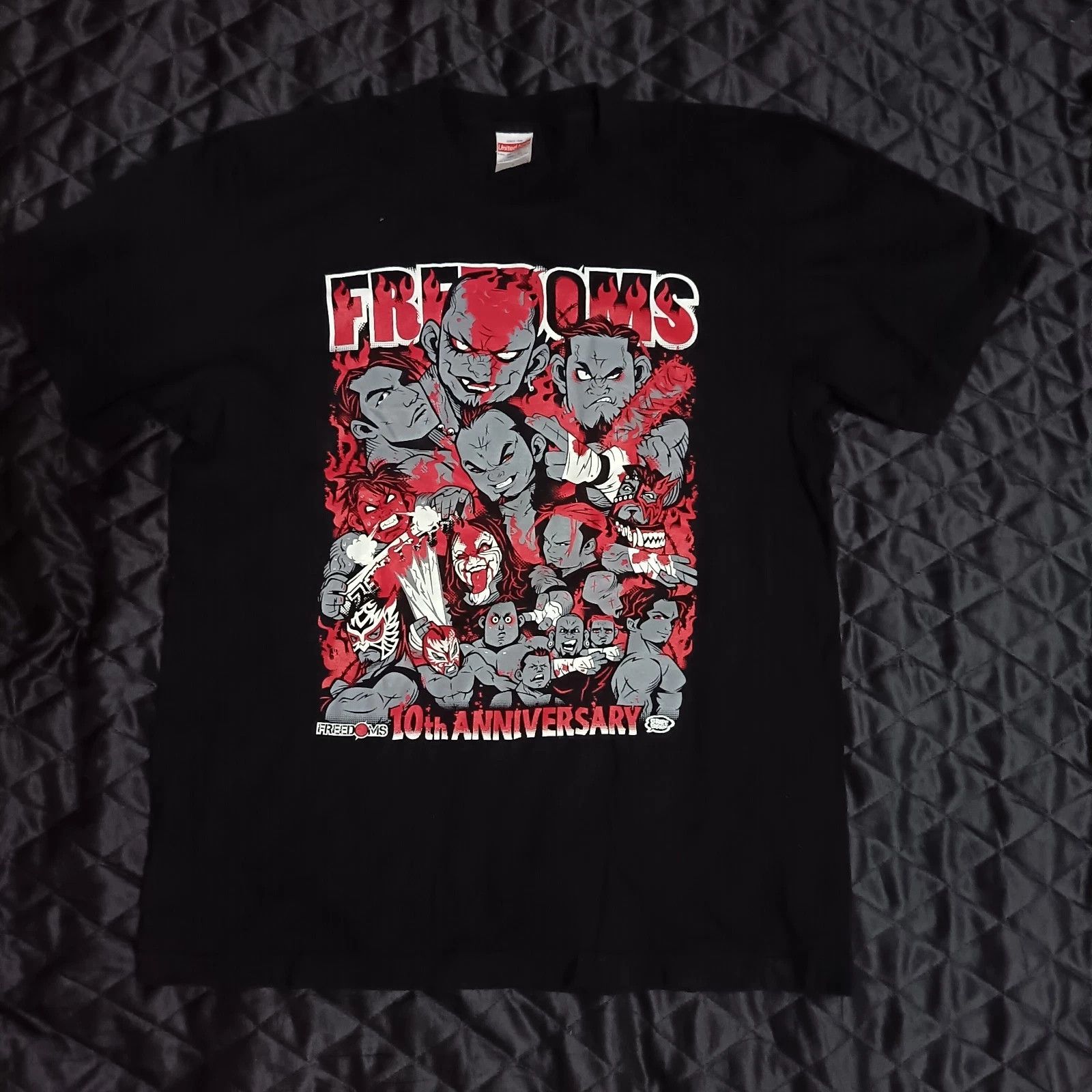 WWE Pro Wrestling Freedoms Puroresu Deathmatch Jun Kasai Tee Size US L / EU 52-54 / 3 - 1 Thumbnail