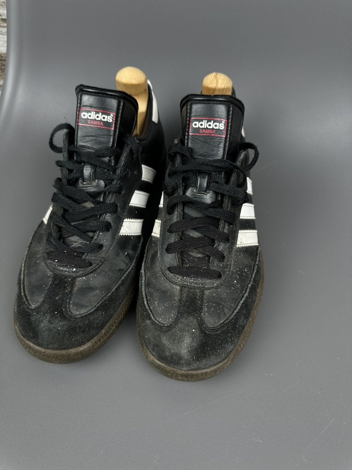Adidas × Vintage Mens Vintage Adidas Samba distressed sneakers y2k rare drill Size US 8 / EU 41 - 7 Thumbnail