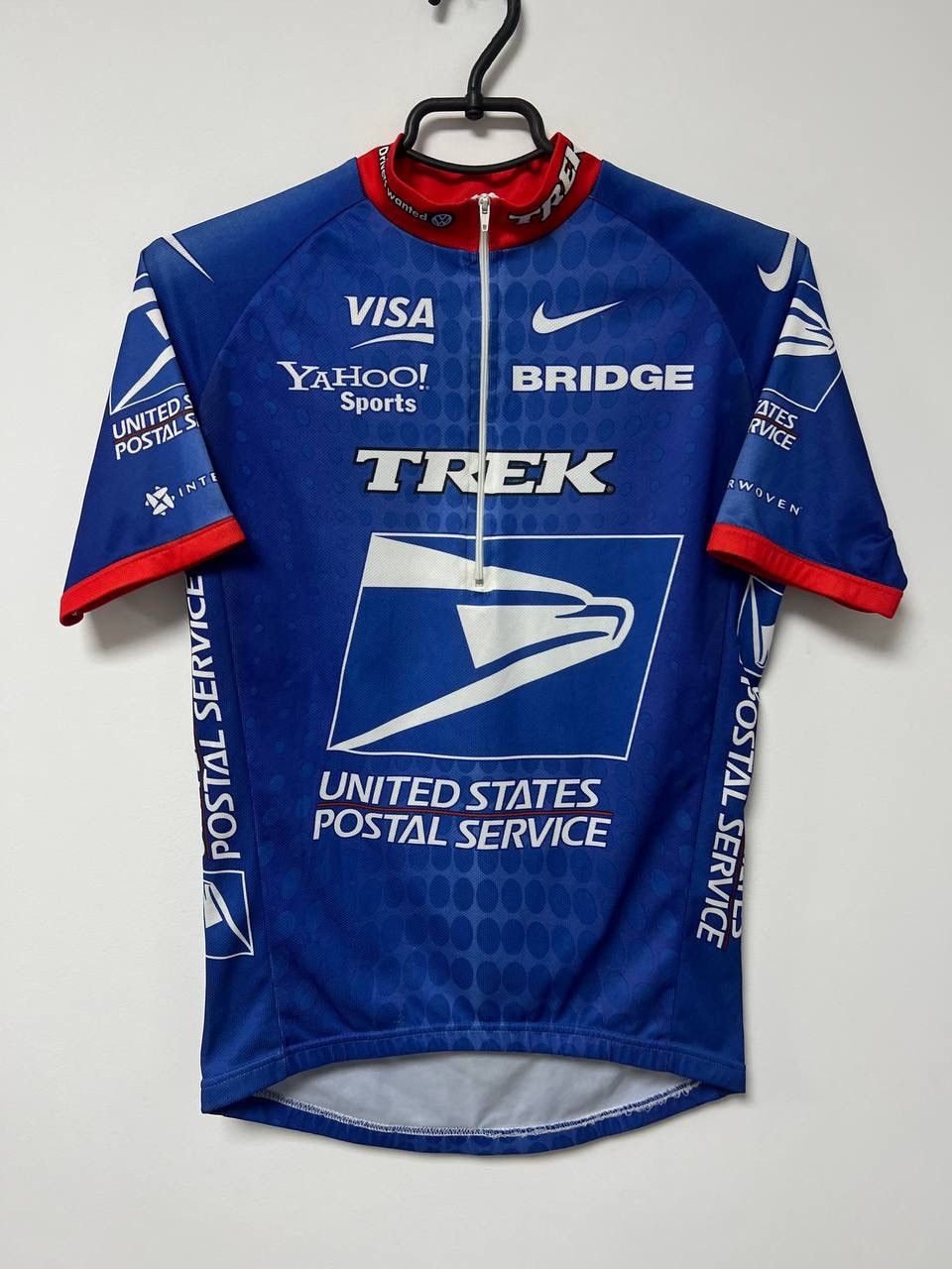 Nike Vintage USPS Trek Nike Cycling Jersey Tour Racing Bicycle S Size US S / EU 44-46 / 1 - 6 Thumbnail