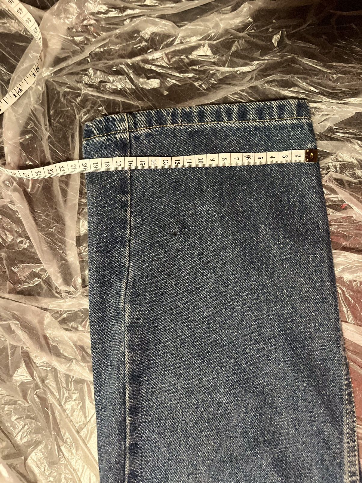 Japanese Brand Custom Horror Graphic Denim Jeans (Straight Fit, DIY2020s) Size US 30 / EU 46 - 8 Thumbnail