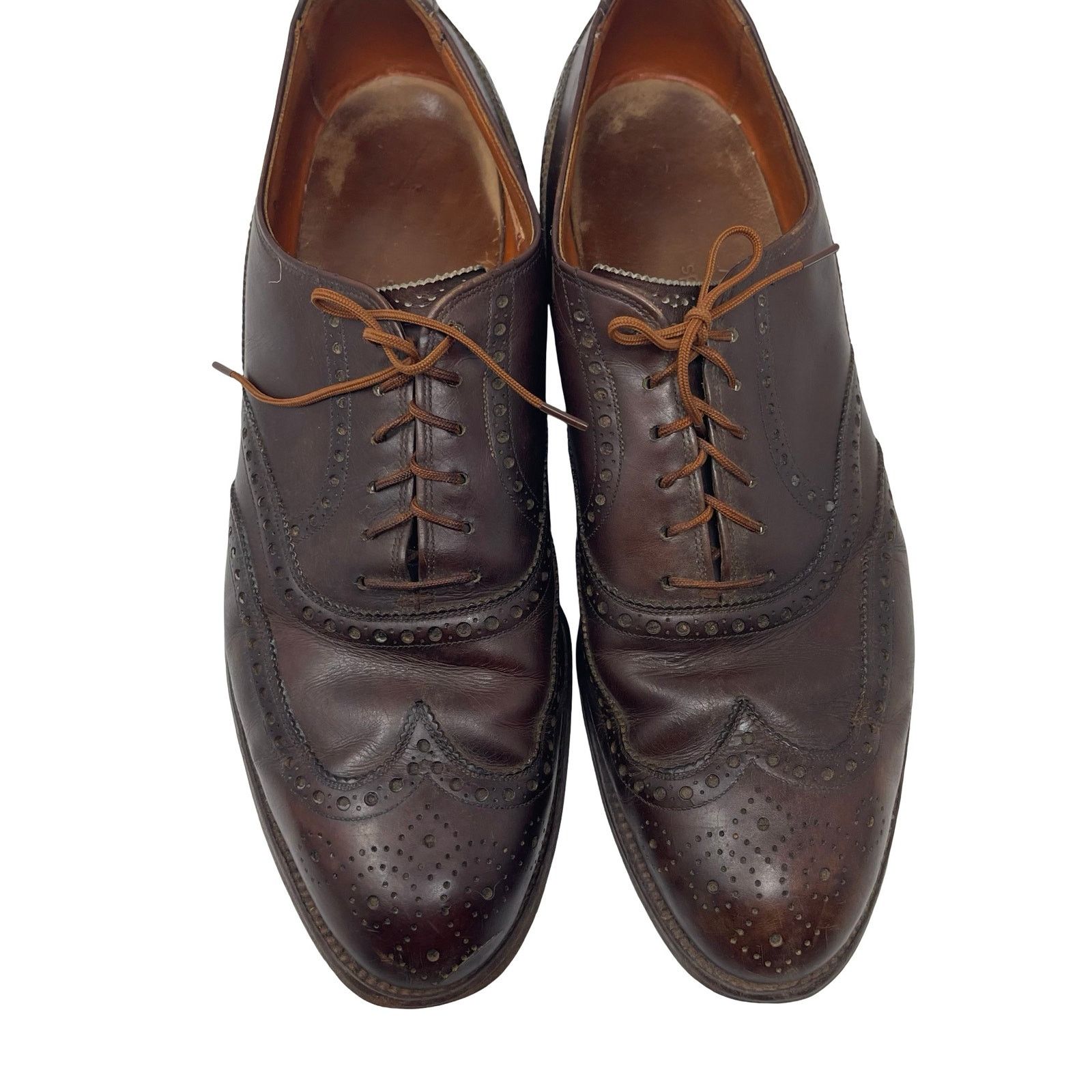 Allen Edmonds Allen Edmonds brown leather oxford brogue wingtip sz 10 Size US 10 / EU 43 - 1 Thumbnail