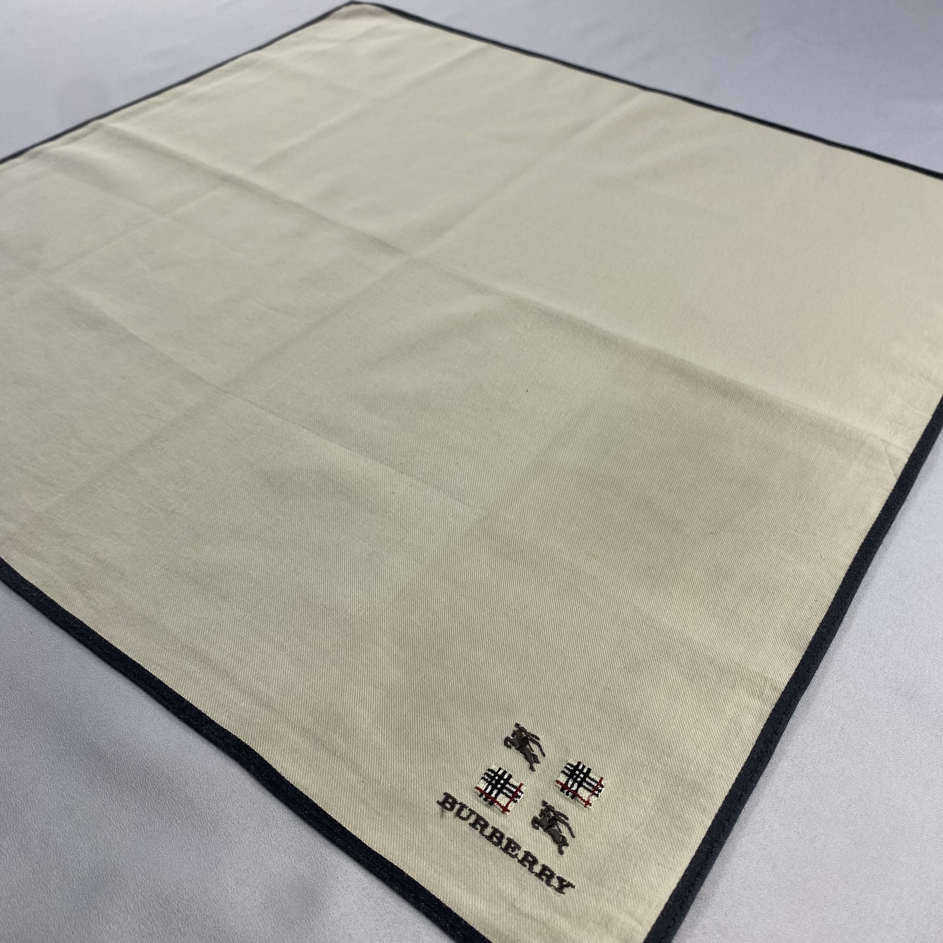 Burberry × Vintage Burberry Handkerchief / Neckerchief / Bandana-P1154 Size ONE SIZE - 2 Thumbnail