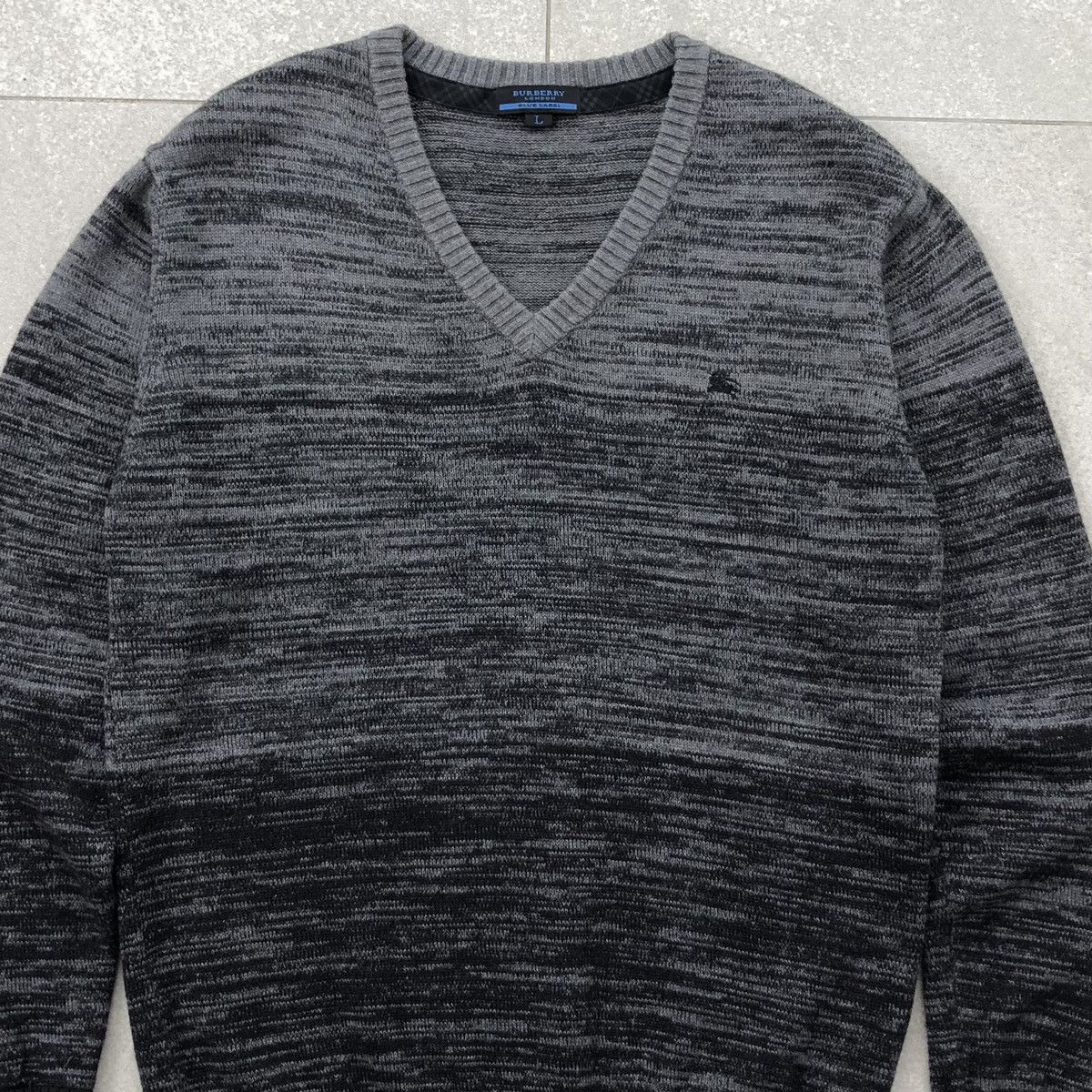 Burberry Burberry London Blue Label Wool Striped Sweatshirt Size US M / EU 48-50 / 2 - 4 Thumbnail