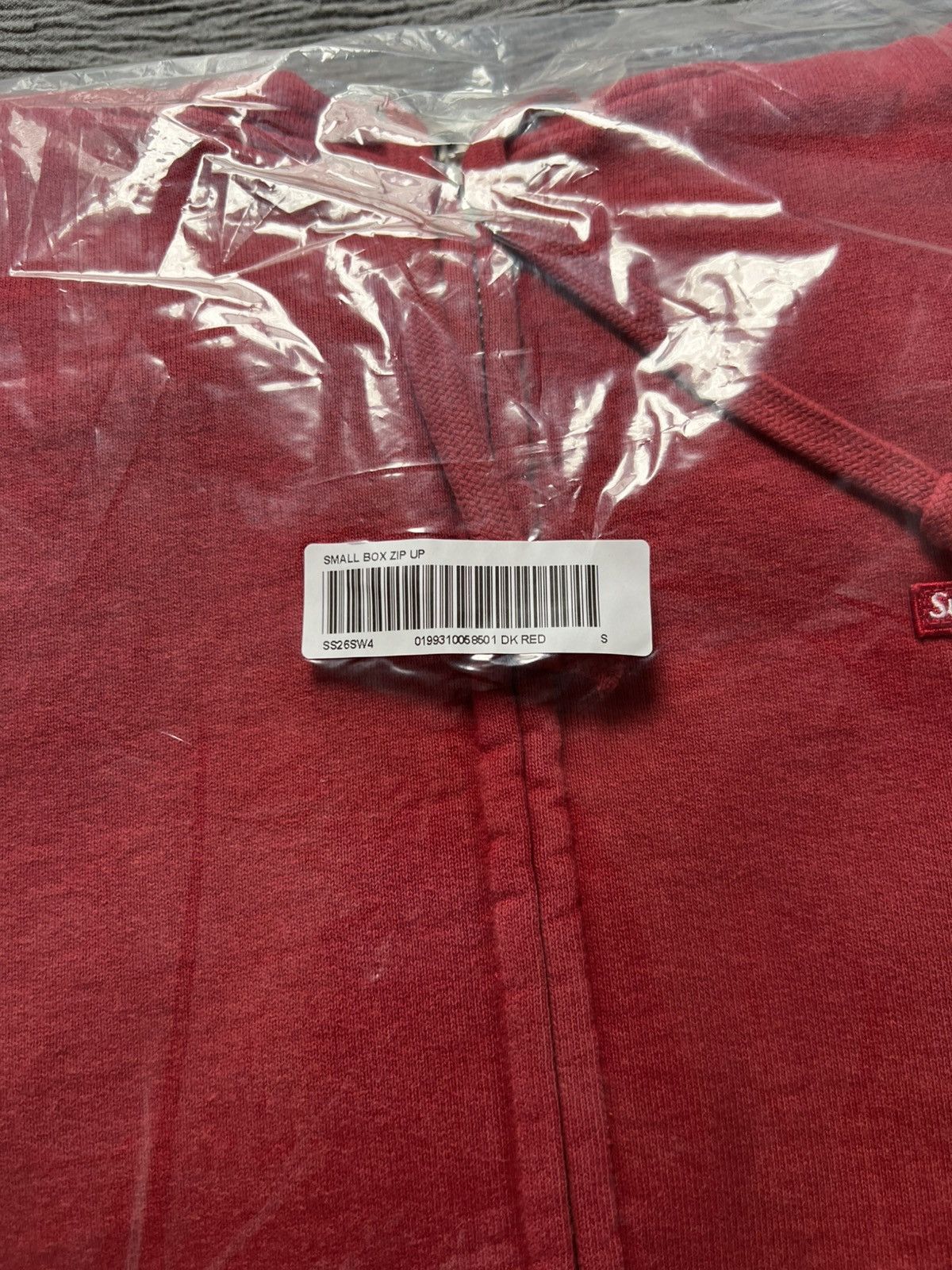 Supreme Supreme Small Box Logo Zip Up Hooded Sweatshirt Red Small Size US S / EU 44-46 / 1 - 3 Thumbnail