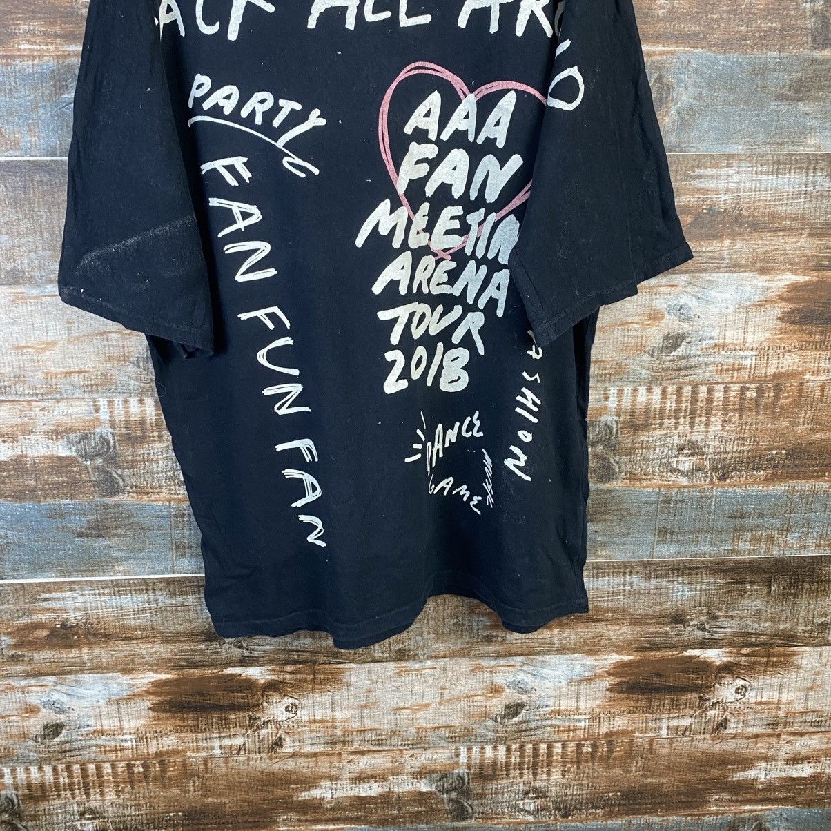 Band Tees DL Fan Fun Fan Black T-Shirt #C1202 Size US XL / EU 56 / 4 - 3 Thumbnail