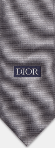 Dior o1w1db10525 Size : OS / 48C104 Charm Tie in Gray Size ONE SIZE - 2 Thumbnail