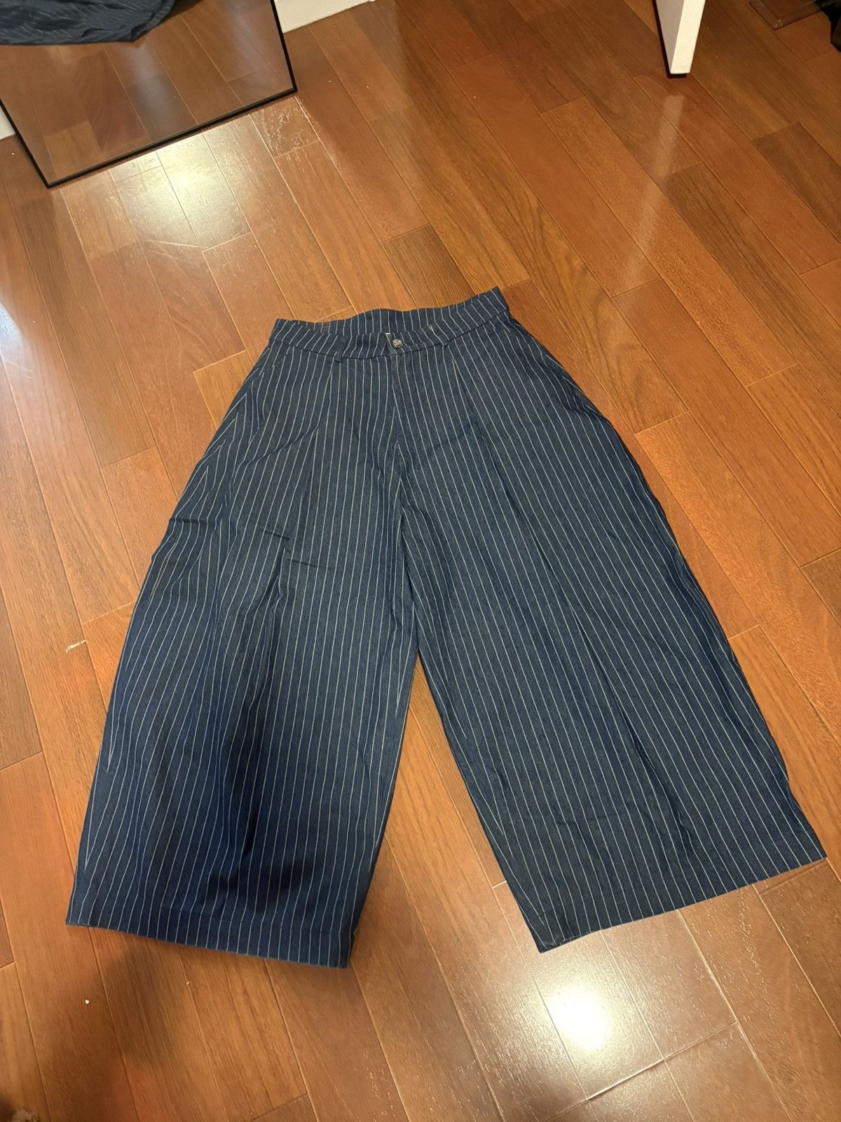 Other PUSH PUSH NAVY STRIPE BAGGY PANTS Size US 32 / EU 48 - 1 Thumbnail