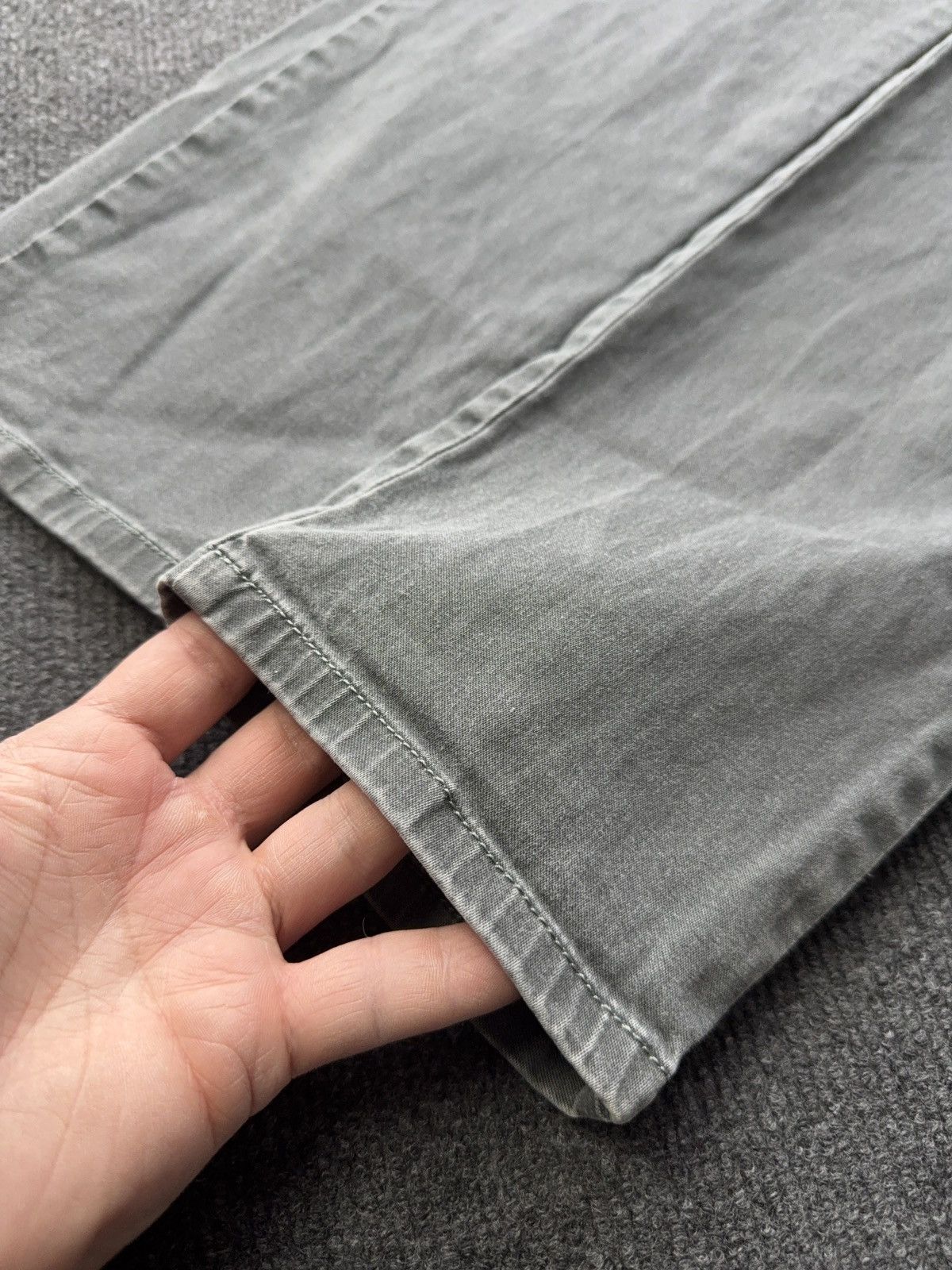 Diesel Luxury 00s Diesel D-BAZER Grey Faded Tapered Jeans Archive Size US 28 / EU 44 - 4 Thumbnail