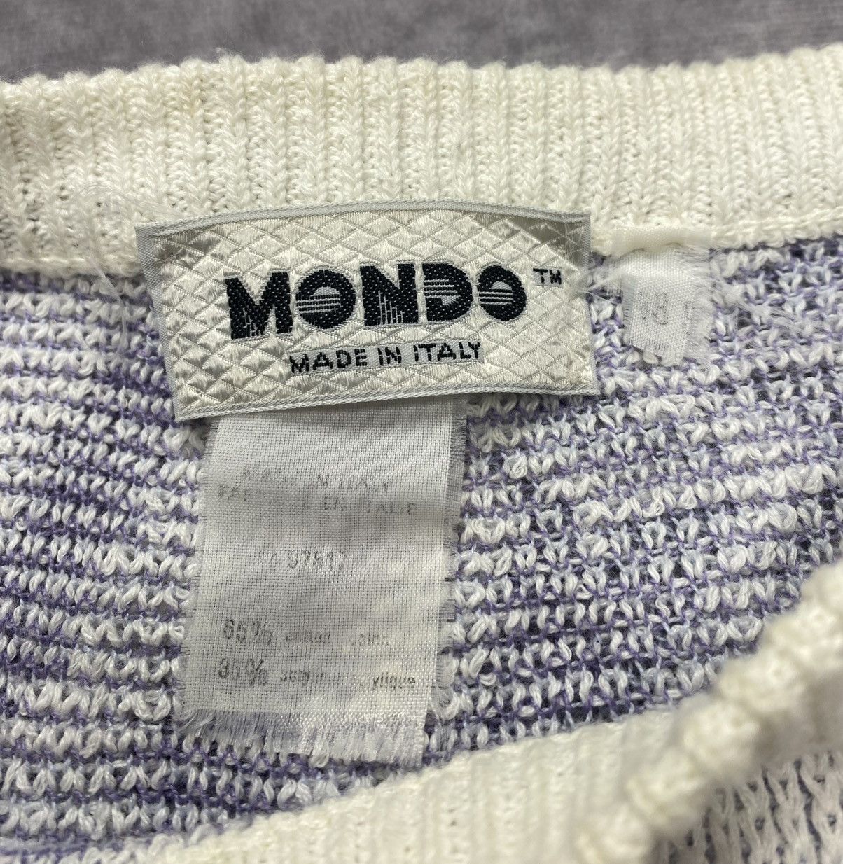 Vintage 90’s Vintage Mondo Knit Sweater Size US L / EU 52-54 / 3 - 3 Thumbnail