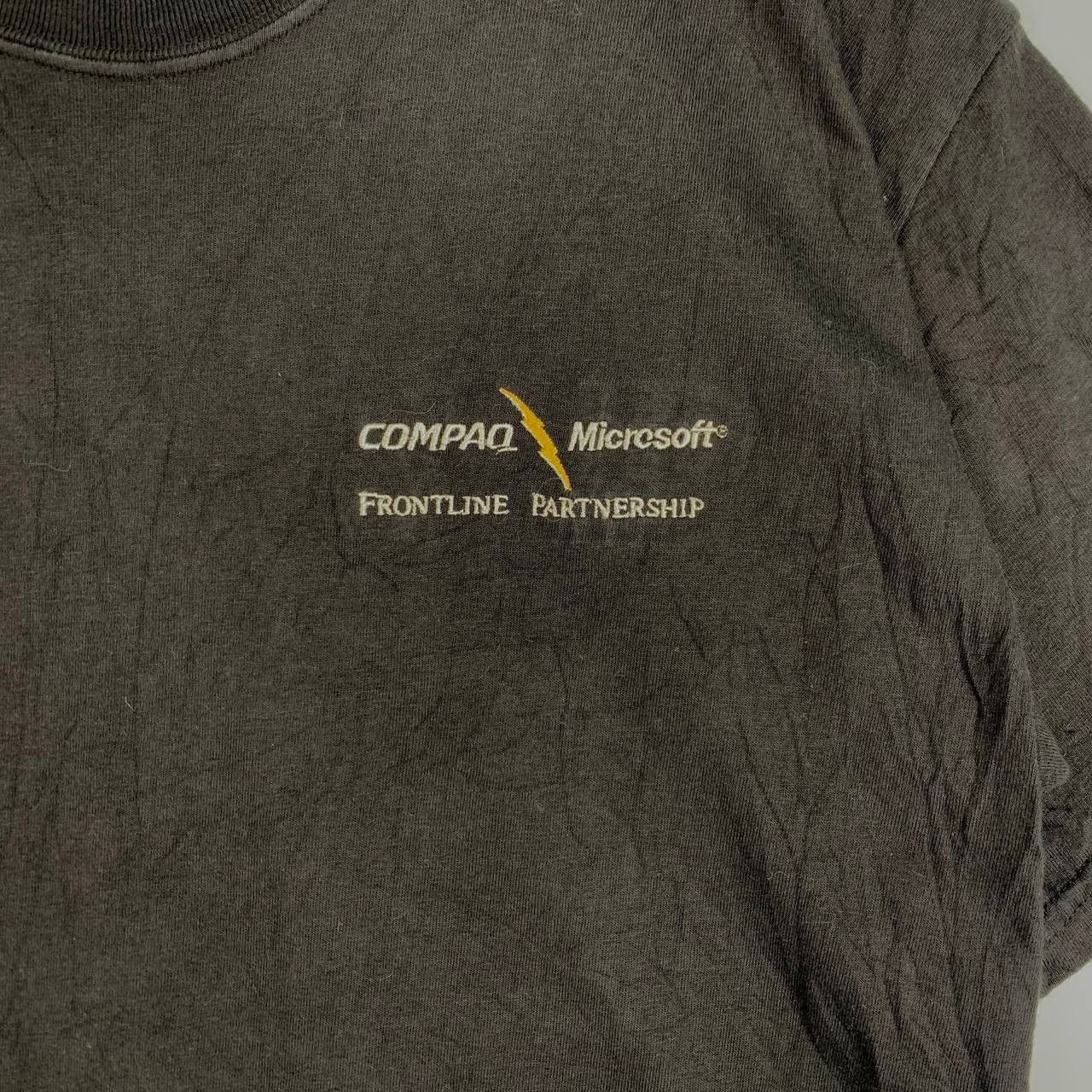 Designer × Hanes × Vintage Vintage T-Shirt Hanes beefy compaq microsoft Size US S / EU 44-46 / 1 - 5 Thumbnail