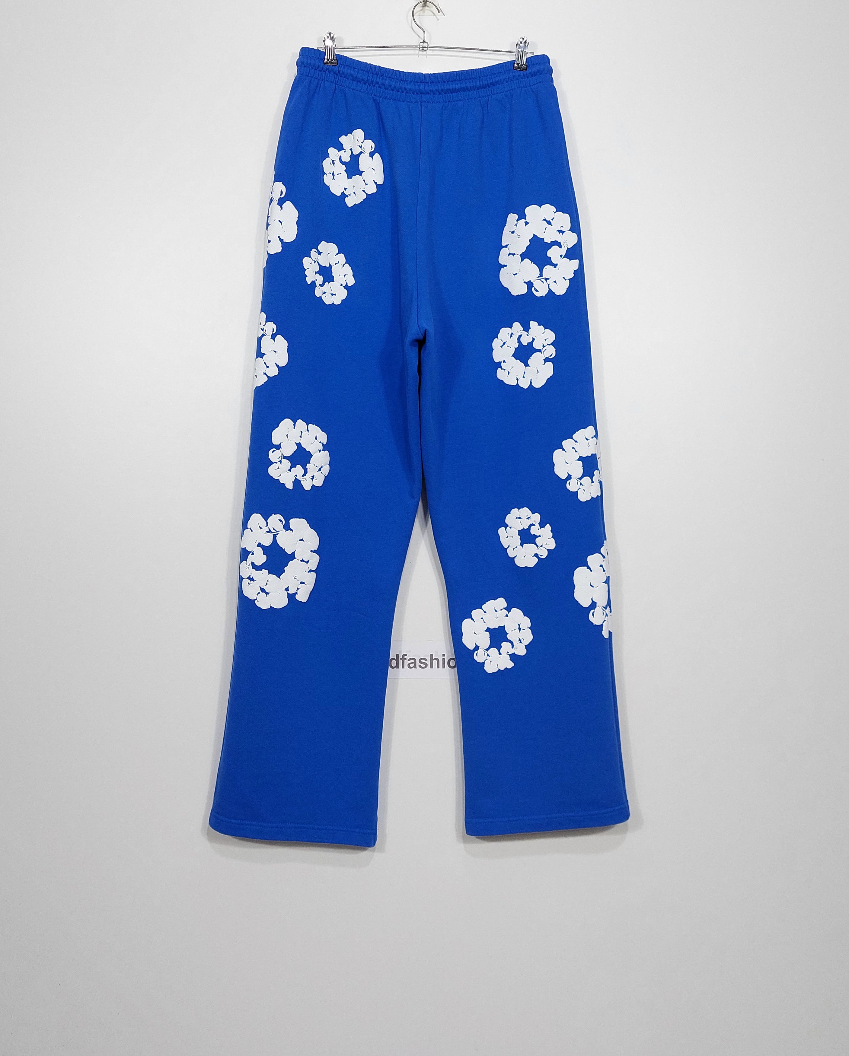 DENIM TEARS cotton wreath large sweatpants - blue L Size US 34 / EU 50 - 8 Thumbnail