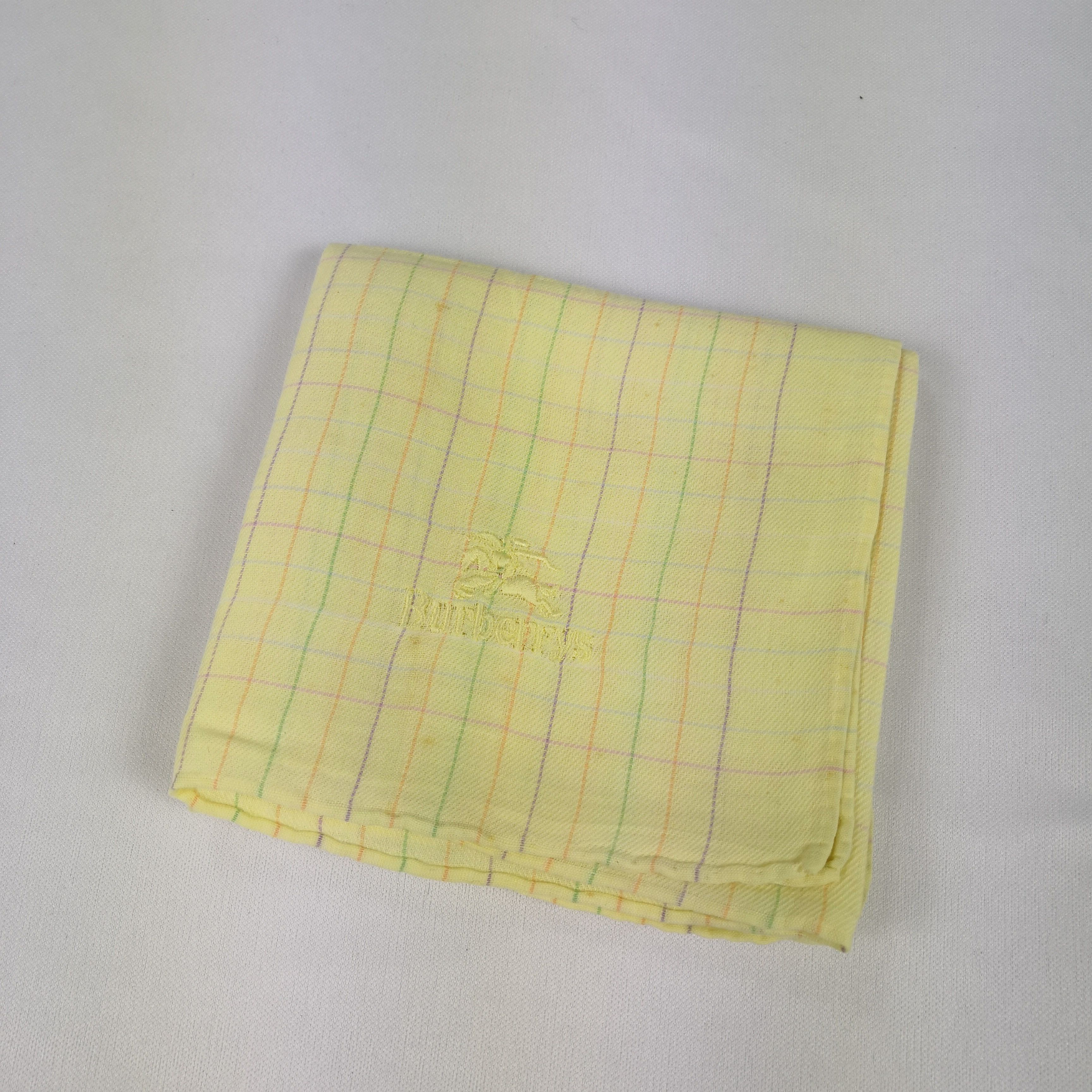 Burberry Vintage Burberry Handkerchief Neckerchief Bandana Size ONE SIZE - 4 Thumbnail