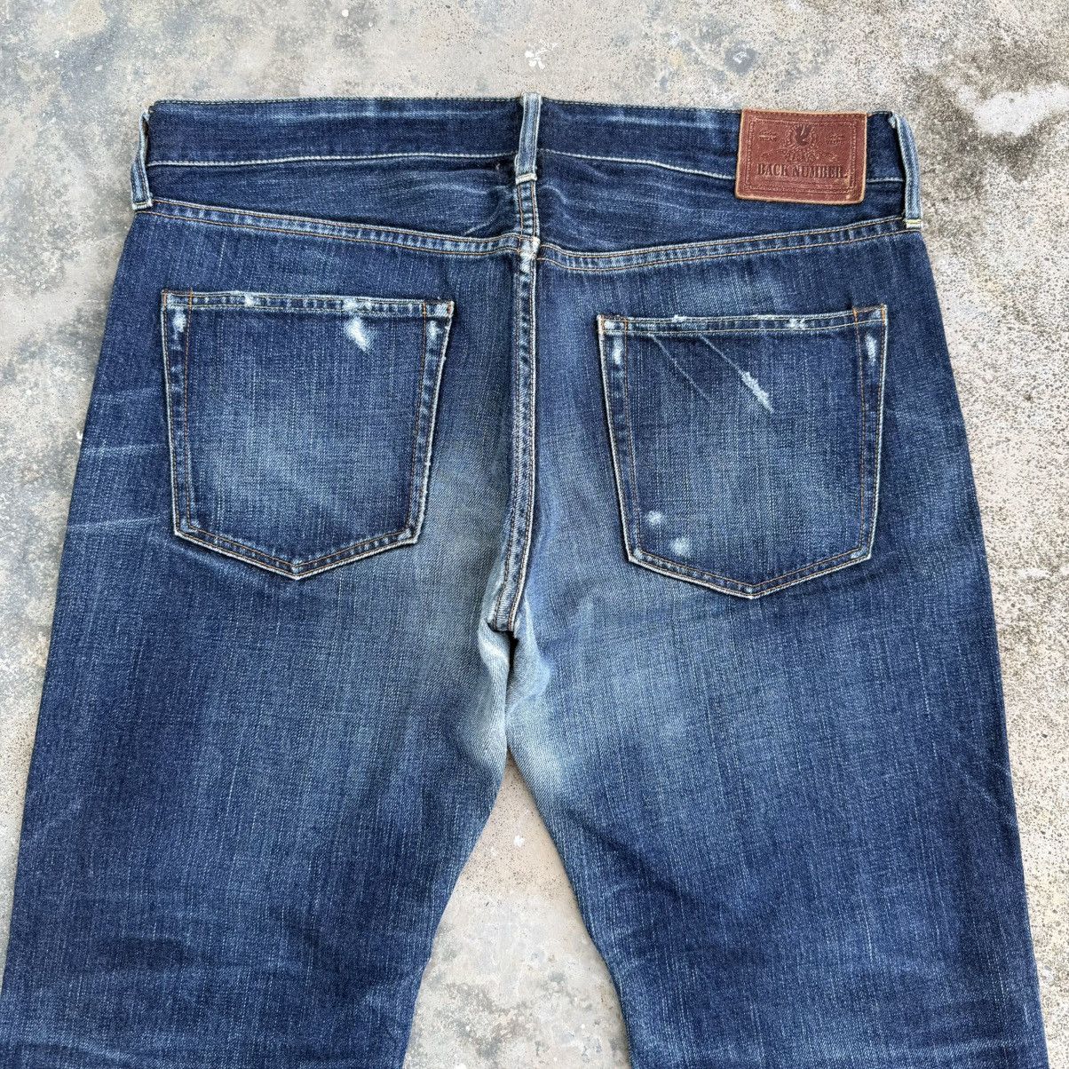 Japanese Brand VINTAGE BACK NUMBER DENIM JEAN PANTS Size US 36 / EU 52 - 10 Thumbnail