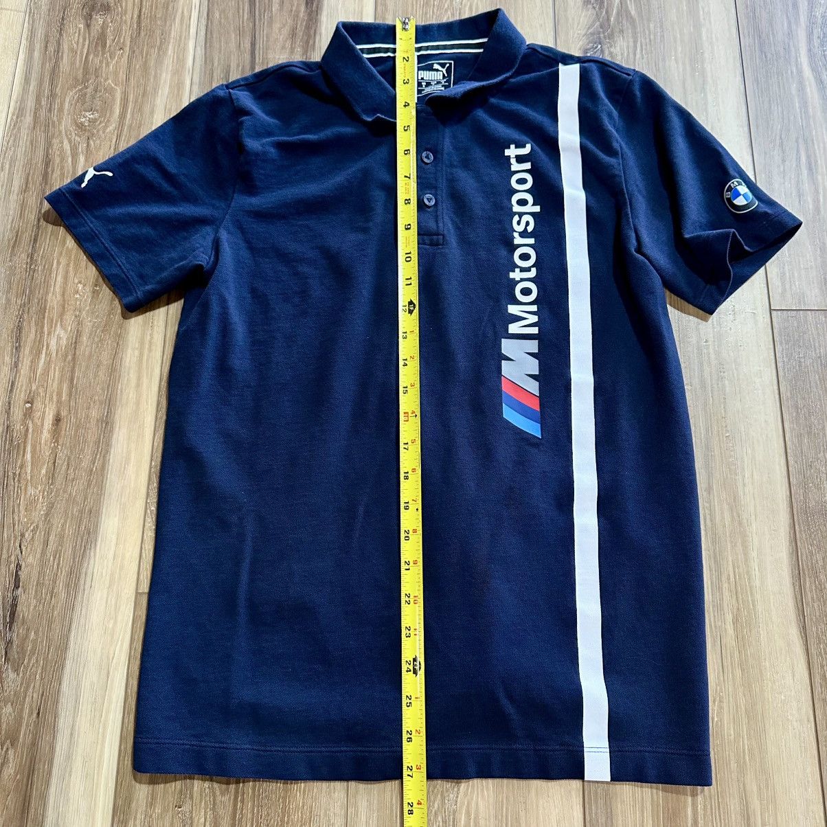 BMW × Puma Puma x BMW Motorsports Jacquard Polo Shirt, Navy, Small Size US S / EU 44-46 / 1 - 6 Thumbnail