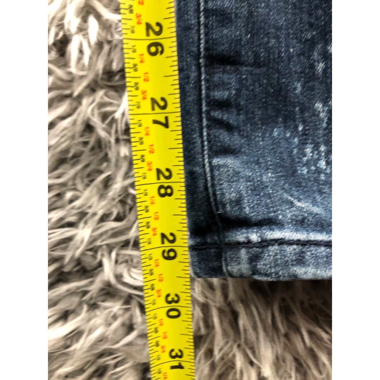 Vintage SPJ Jeans Size 11 Juniors Medium Wash Low Rise Blue Jeans Regular 5-Pocket Denim Skinny Ladies Womens Size 32" / US 10 / IT 46 - 3 Thumbnail