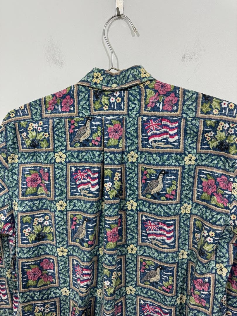 Reyn Spooner × Vintage Vintage Reyn Spooner by Dietrich Varez Half Button Shirt Size US M / EU 48-50 / 2 - 4 Thumbnail