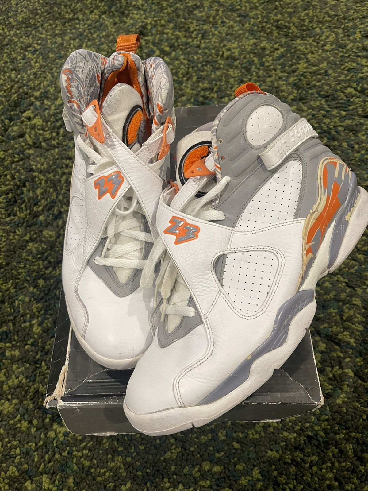 2007 Air Jordan 8 Retro Orange Blaze