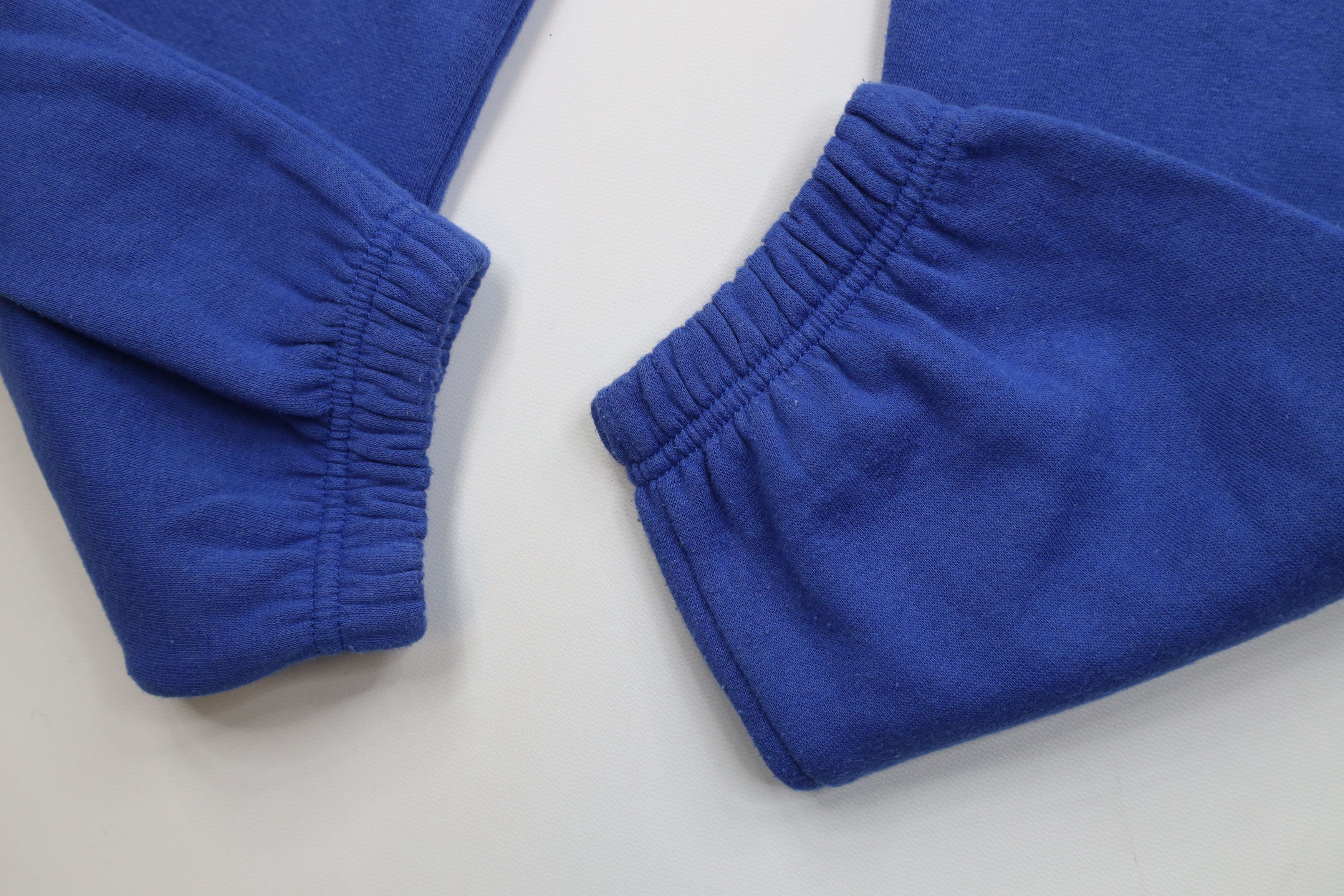 Express Vintage 90s Express Cuffed Sweatpants Joggers Royal Blue Size 29" - 6 Thumbnail