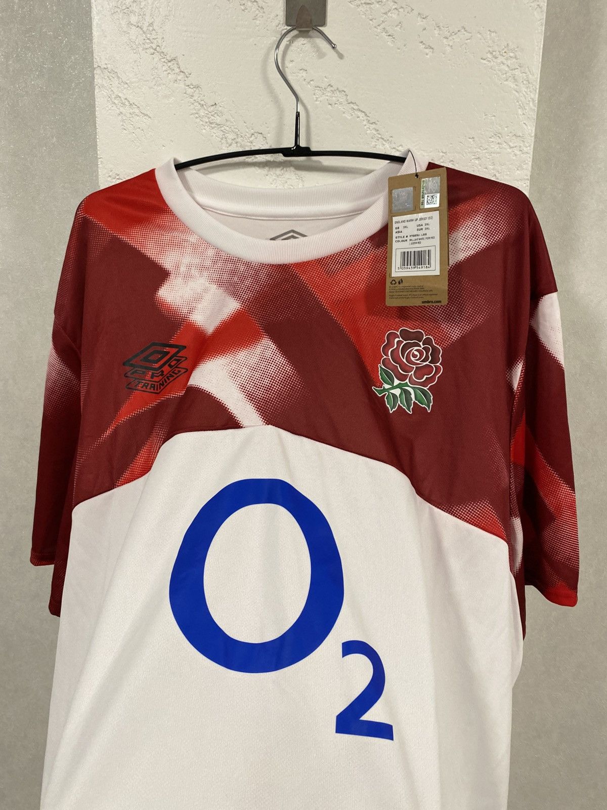 Umbro 2022 2023 England Rugby Union Umbro Jersey Size US XXL / EU 58 / 5 - 1 Thumbnail