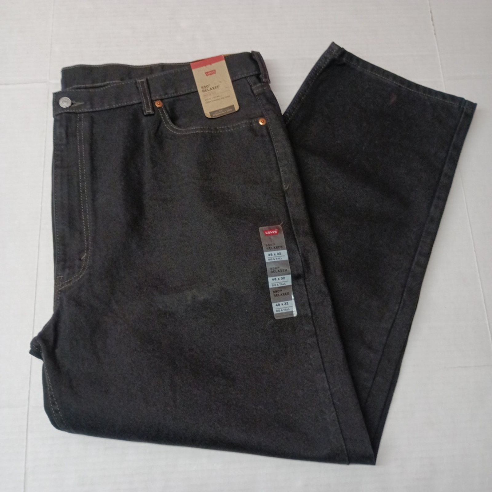 Levi's Levi's 550 Relaxed Jeans Men’s Size 48x32 Black Straight Leg Size US 44 / EU 60 - 1 Thumbnail