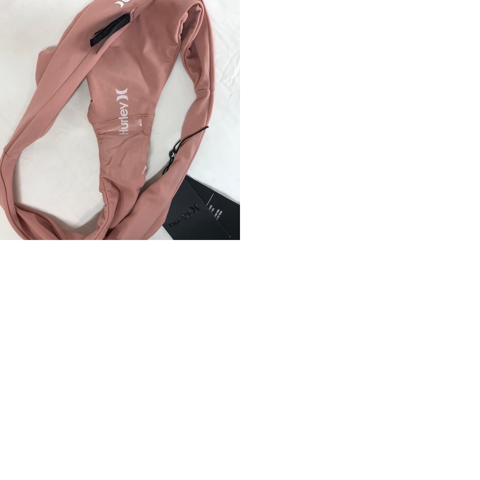 Hurley Hurley Bottoms Bikini Pink Low Rise Solid S Womens Dusty Rose Quick Dry Logo Back Womens Size 28" / US 6 / IT 42 - 9 Thumbnail