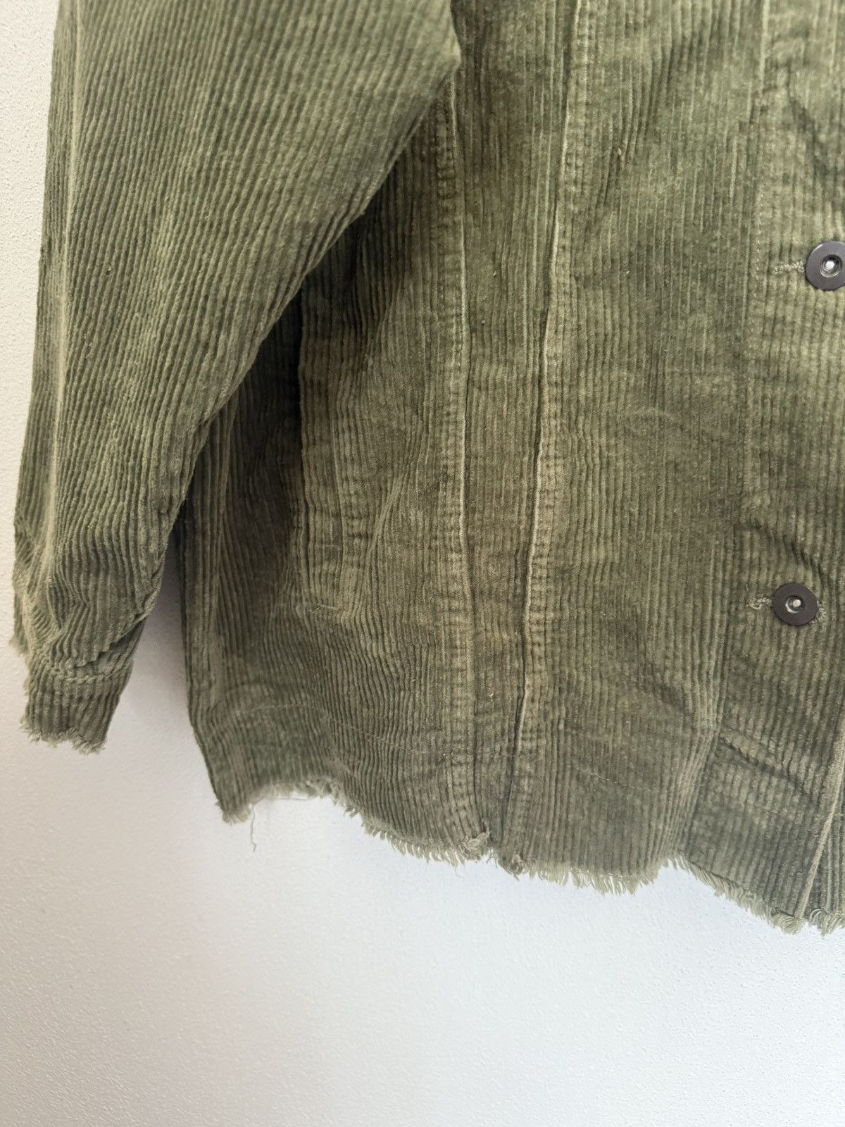 Zara BINDING Zara Corduroy Green Jacket Oversized Style Size US M / EU 48-50 / 2 - 7 Thumbnail