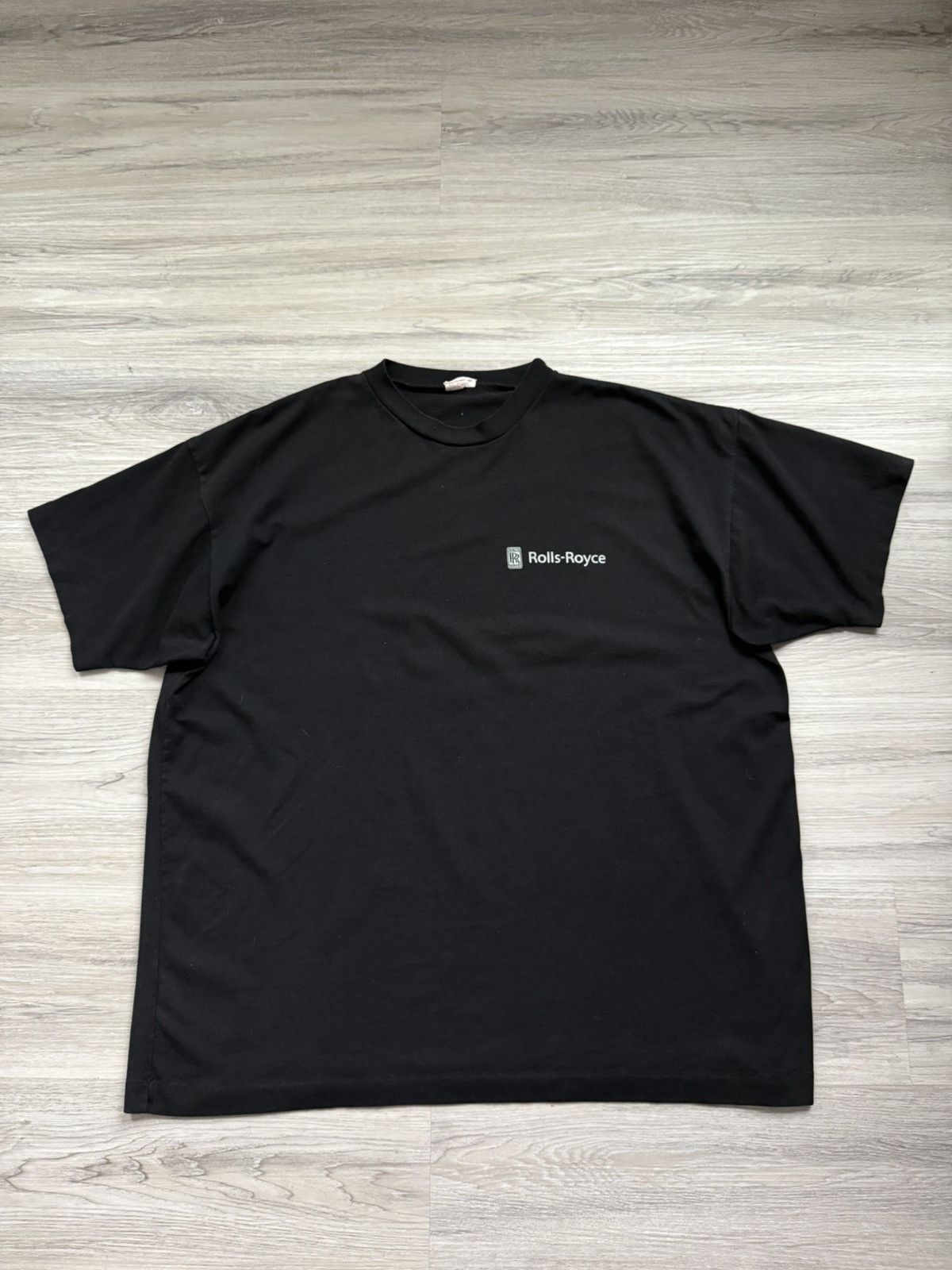 Vintage Vintage 90s Rolls-Royce Single Stitch T-shirt Size US XXL / EU 58 / 5 - 1 Thumbnail