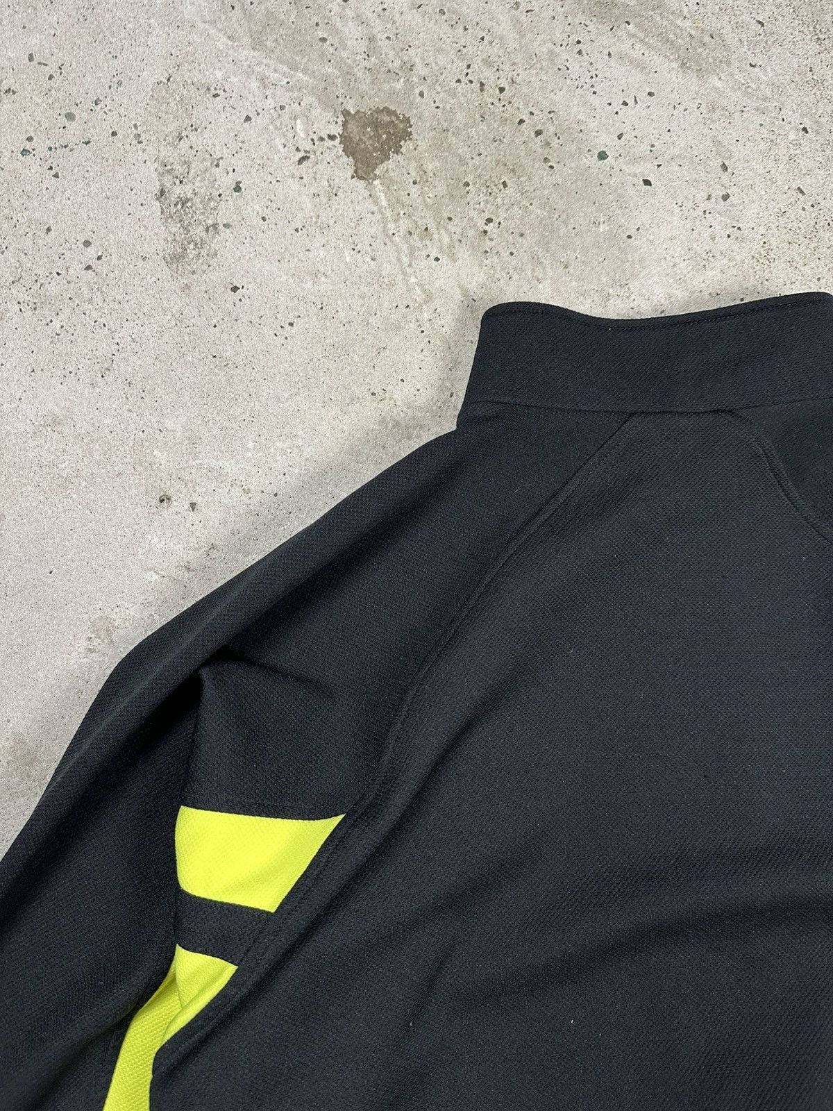 Nike Vintage 90s Nike Black Neon Track Jacket Multi Swoosh Logo Size US XL / EU 56 / 4 - 15 Thumbnail