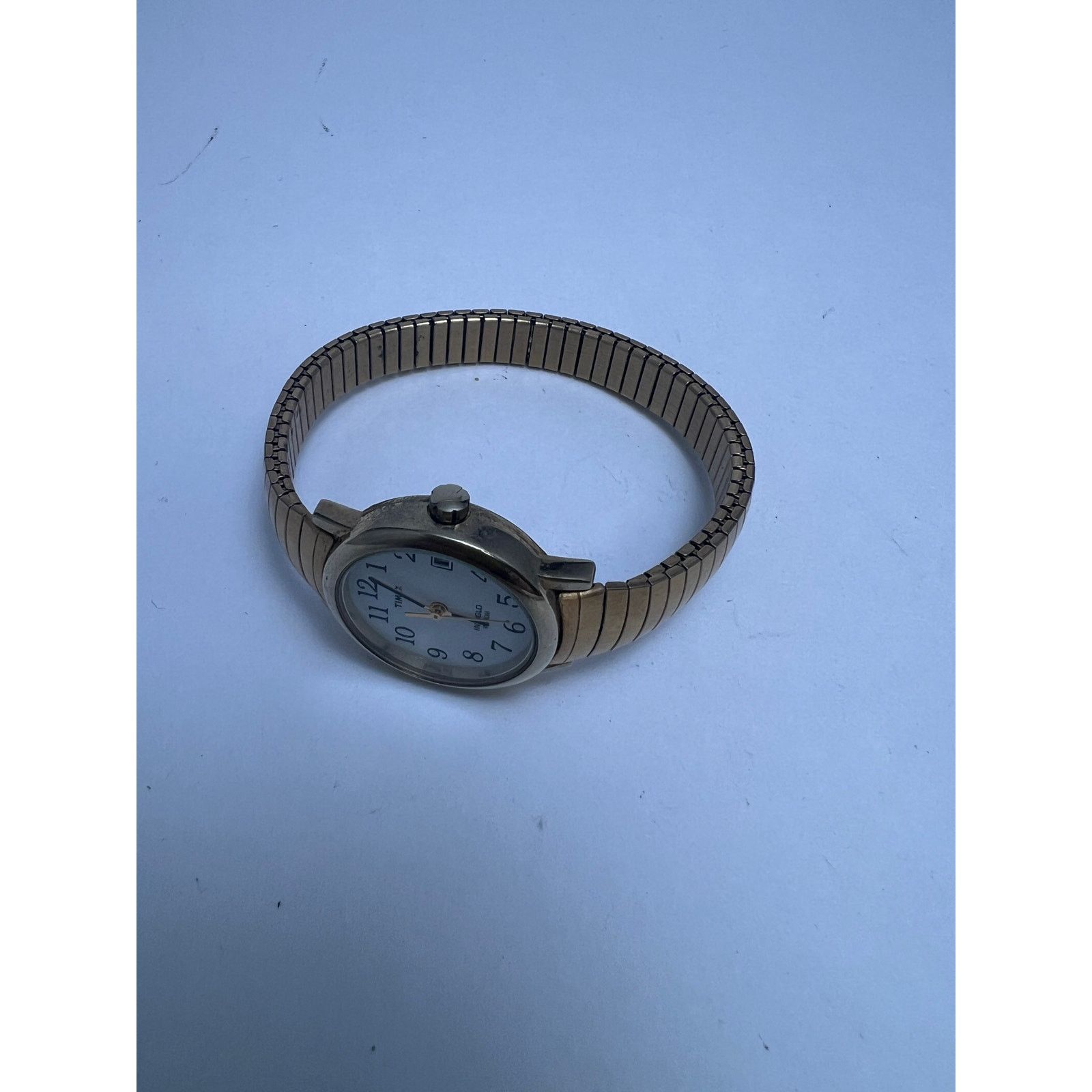 Timex Timex ladies Indiglo gold tone calendar wristwatch Size ONE SIZE - 3 Thumbnail
