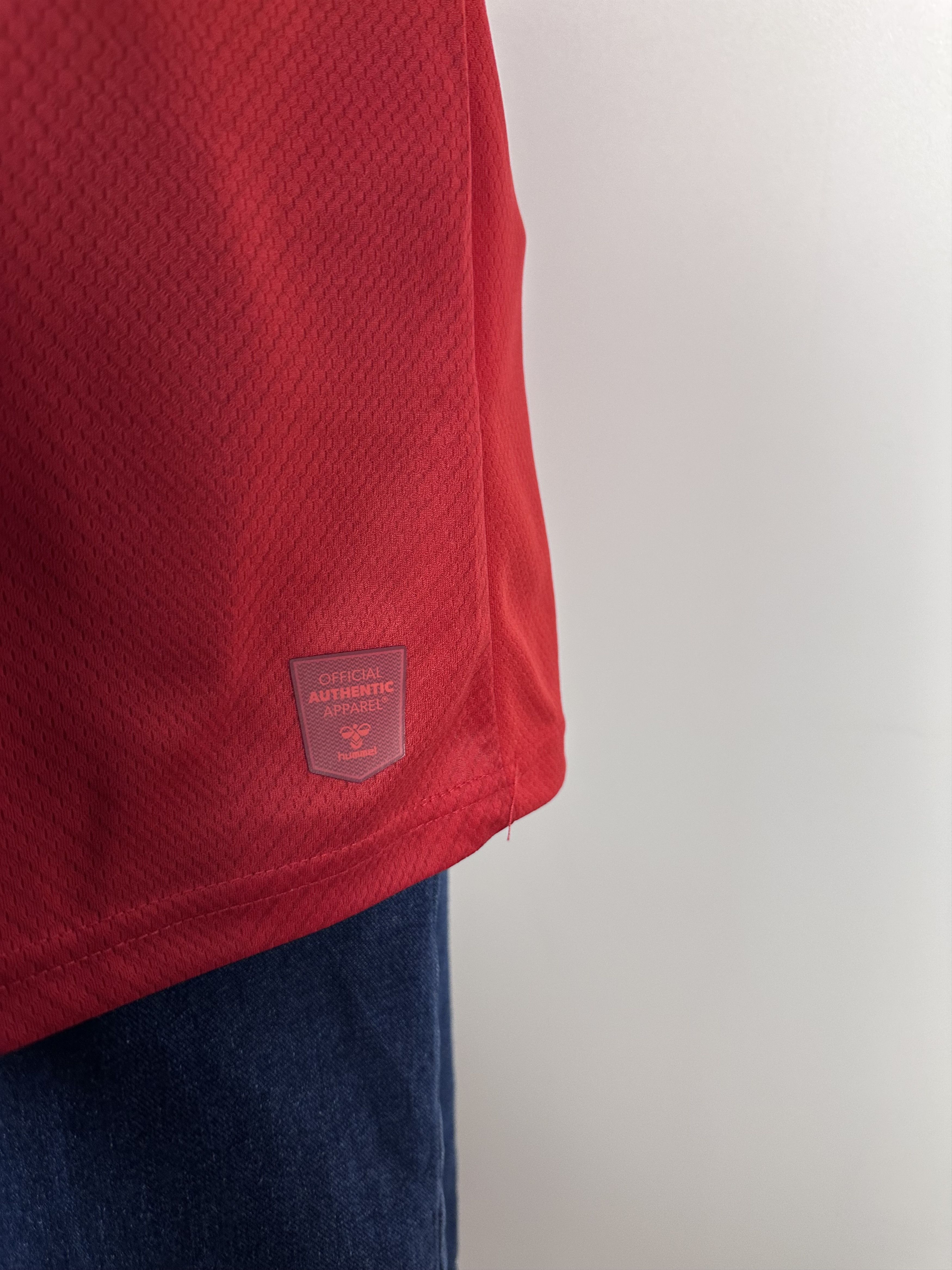 Hummel DENMARK 2022 2023 FOOTBALL SHIRT SOCCER JERSEY #25 LINDSTROM Size US XL / EU 56 / 4 - 10 Thumbnail