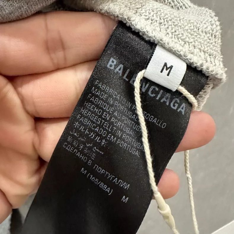 Balenciaga Balenciaga New Grey Destroy Zip Hoodie Jacket Size US M / EU 48-50 / 2 - 6 Thumbnail