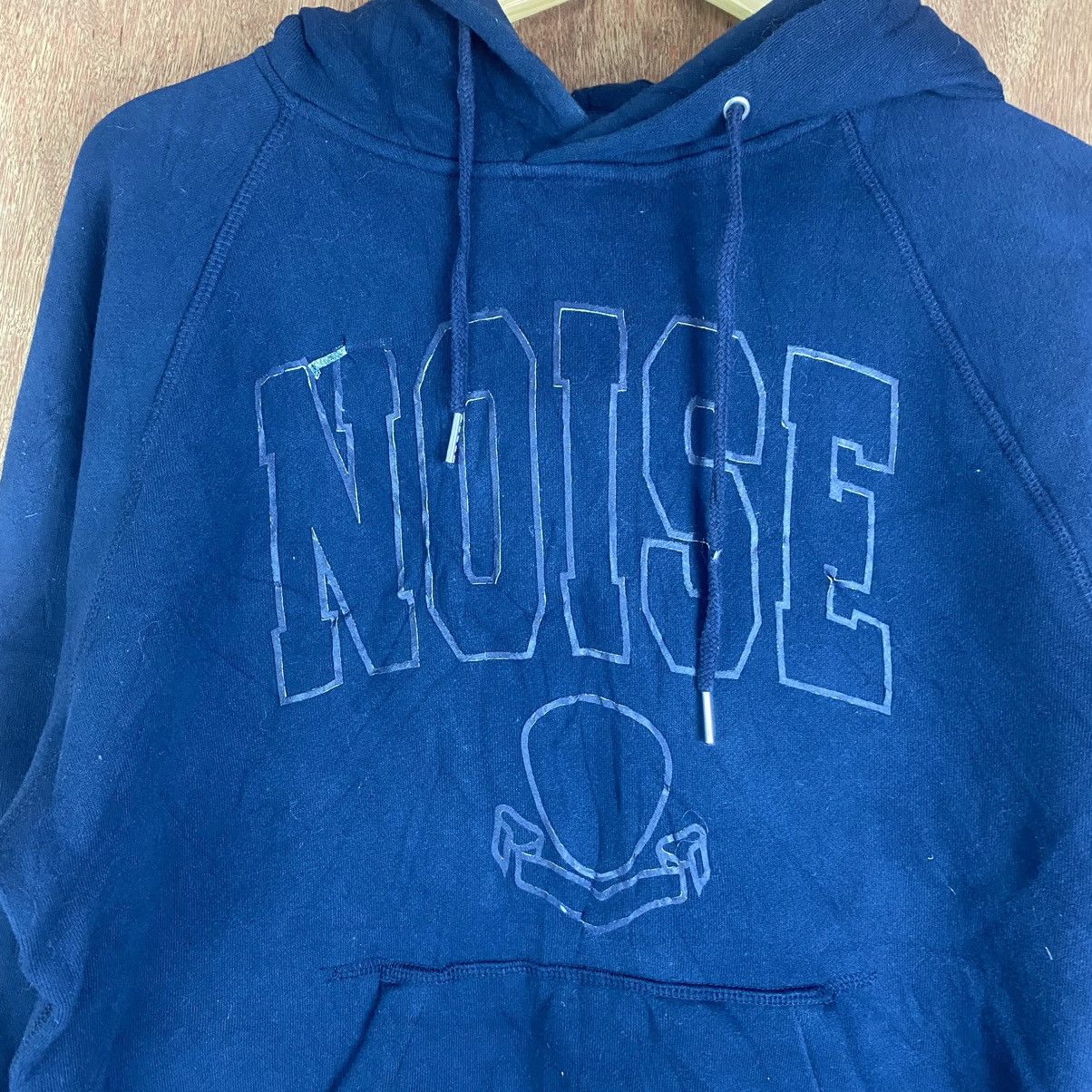 Global Work × Japanese Brand Global Work "NOISE" Sweatshirt Hoodie Blue #K01591 Size US M / EU 48-50 / 2 - 10 Thumbnail