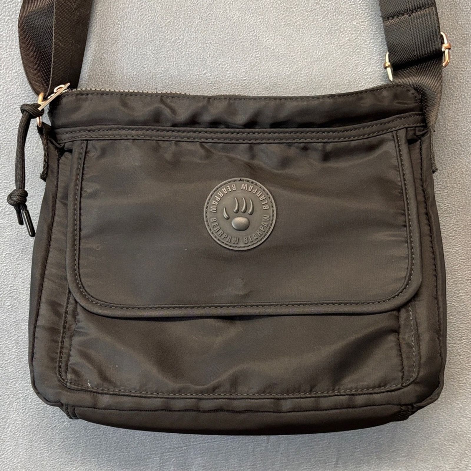 Other Bearpaw Black Nylon Crossbody Bag Adjustable Strap Light Size ONE SIZE - 3 Thumbnail