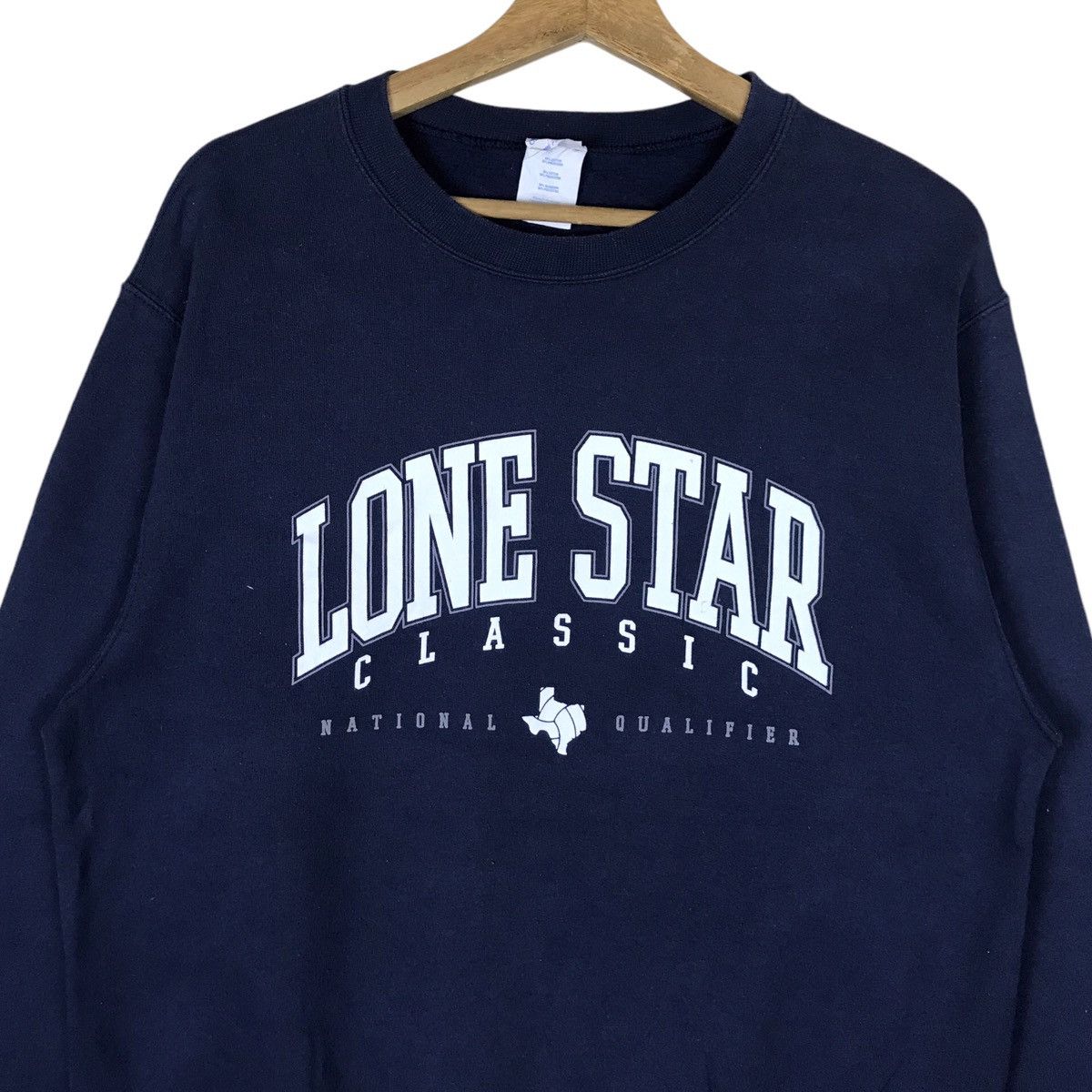 Vintage Vintage Port Company Lone Star Spell Out Pullover Jumper Size US M / EU 48-50 / 2 - 2 Thumbnail