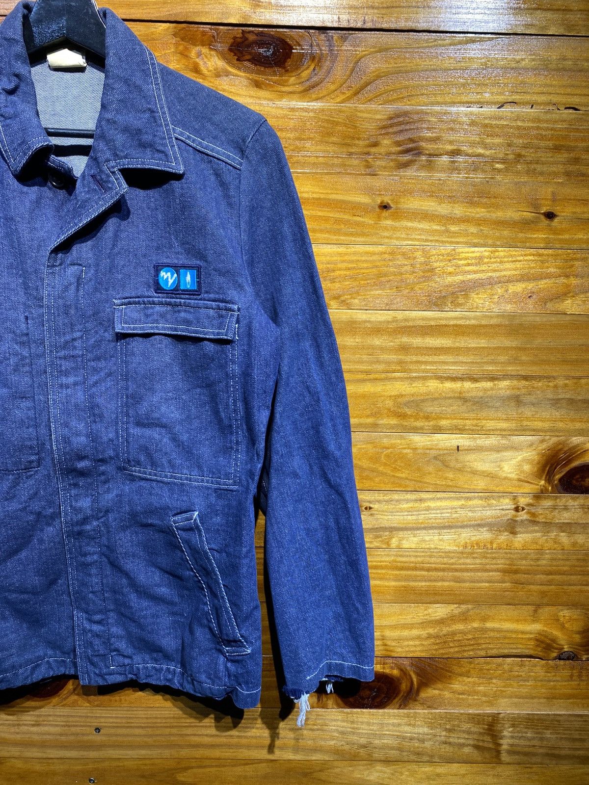 Vintage Vintage 1984 Cie Boussac French Workwear Jacket Indigo Blue Size US M / EU 48-50 / 2 - 6 Thumbnail