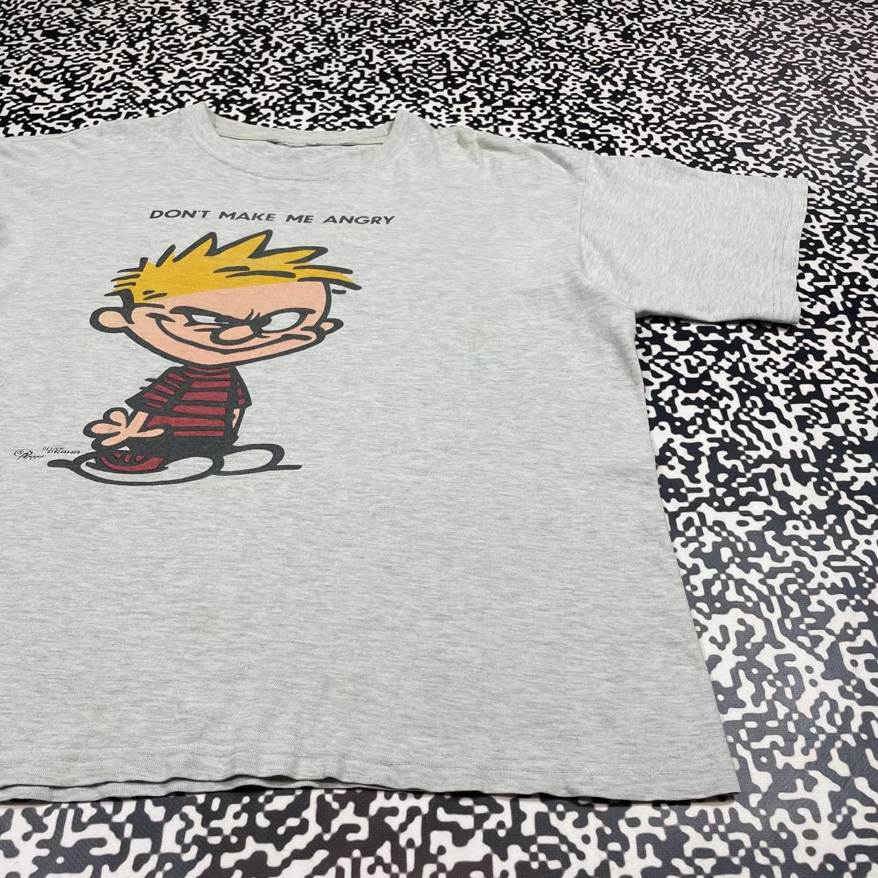 Vintage Vintage 90s Art Humor Dont Make Me Angry Retro T-shirt Size US XL / EU 56 / 4 - 8 Thumbnail