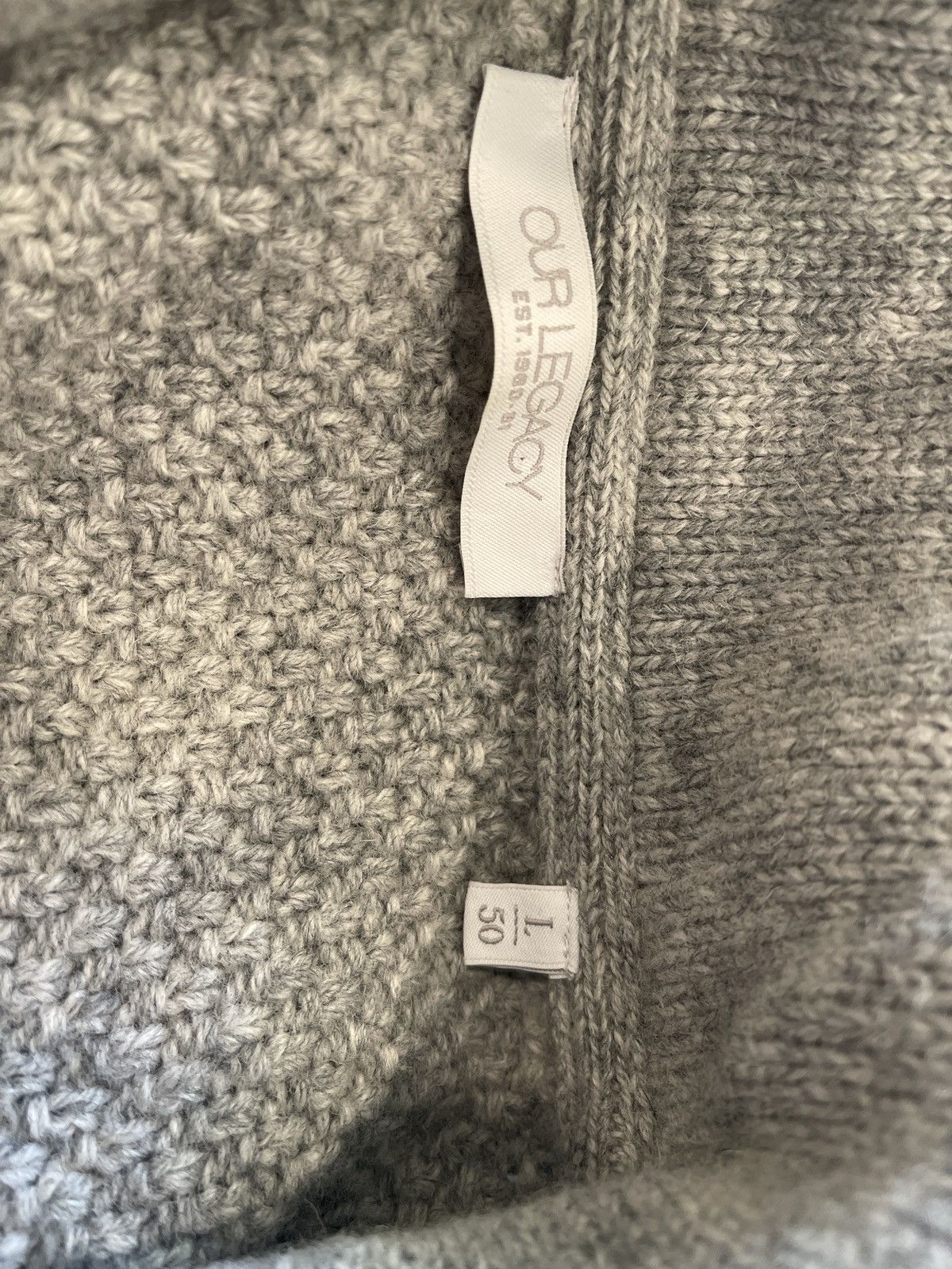 Our Legacy Our Legacy Wool Shawl Collar Sweater Size US L / EU 52-54 / 3 - 6 Thumbnail
