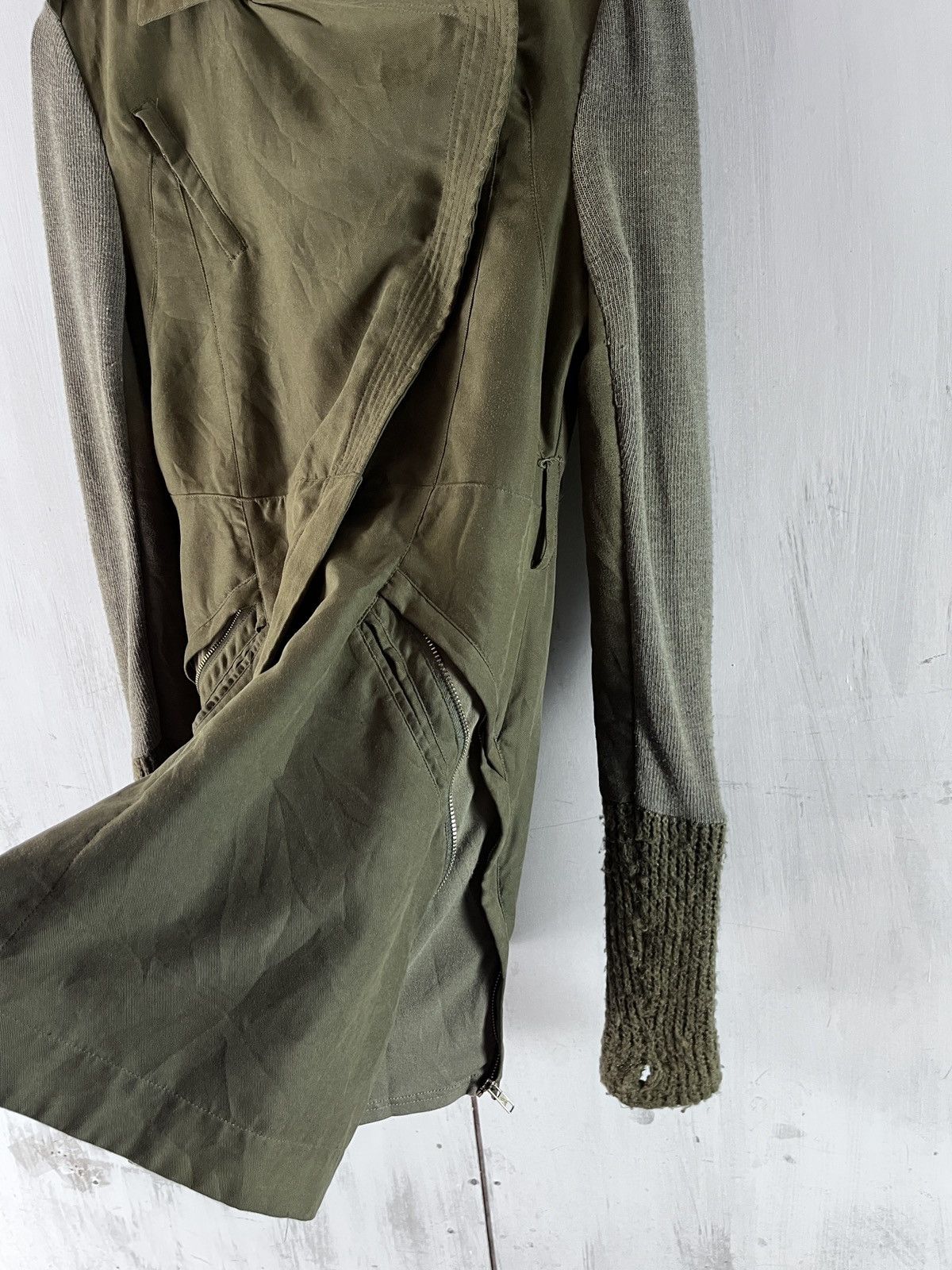 Japanese Brand Asyemmetric Lgb Style jacket by Hanii W Size US L / EU 52-54 / 3 - 3 Thumbnail