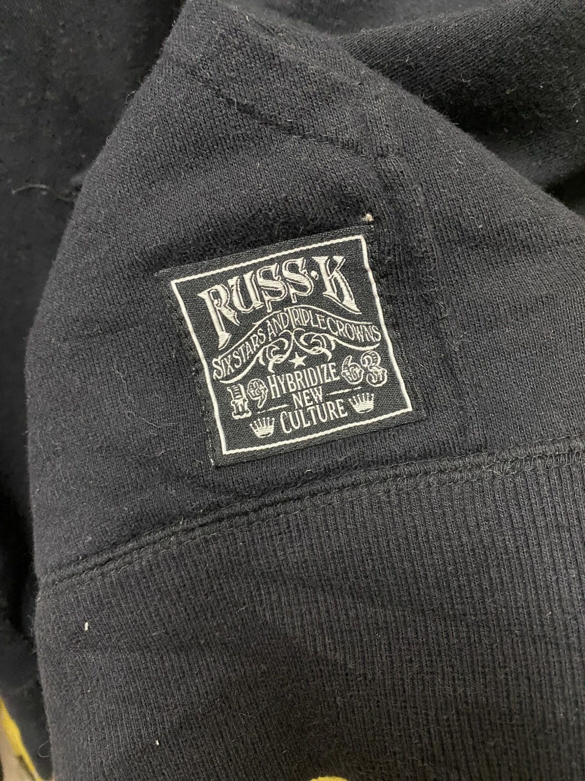 The Unbranded Brand Russk Hoodie Zipper Black Colour Size US M / EU 48-50 / 2 - 5 Thumbnail