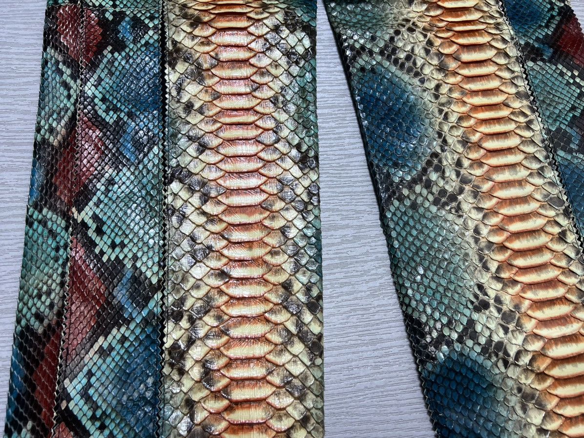 Jean Paul Gaultier Jean Paul Gaultier - S/S 2007 - Phyton Snake Skin Trousers Size US 30 / EU 46 - 14 Thumbnail