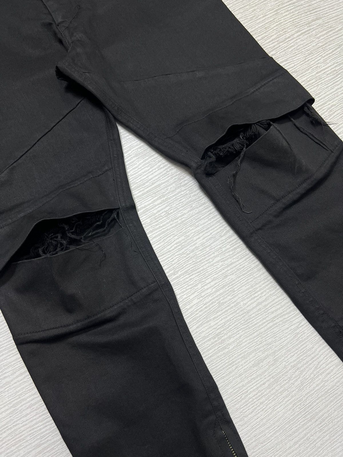 Julius Julius_7 X I.T - 11.5oz Stretch Denim Crash Rider Pants Size US 30 / EU 46 - 4 Thumbnail