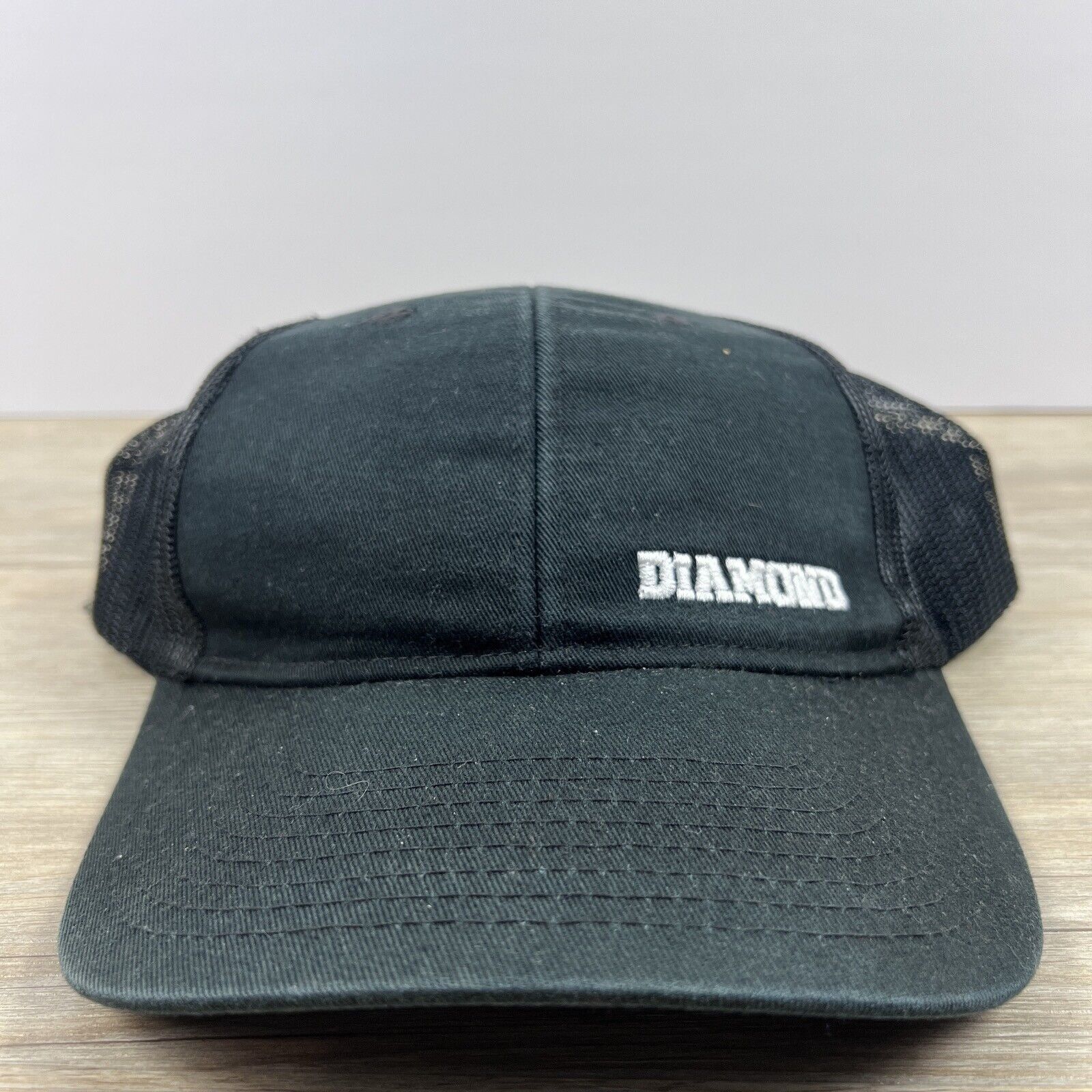 Other Diamond Hat Diamond Snapback Hat Black Adjustable Hat Adult Size ONE SIZE - 4 Thumbnail