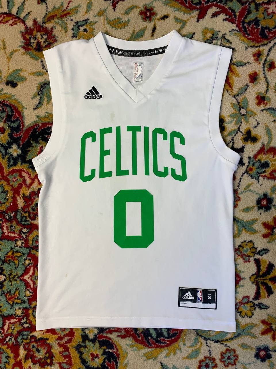 Adidas × NBA × Vintage JAYSON TATUM WHITE Adidas Boston Celtics JERSEY Size US S / EU 44-46 / 1 - 1 Thumbnail