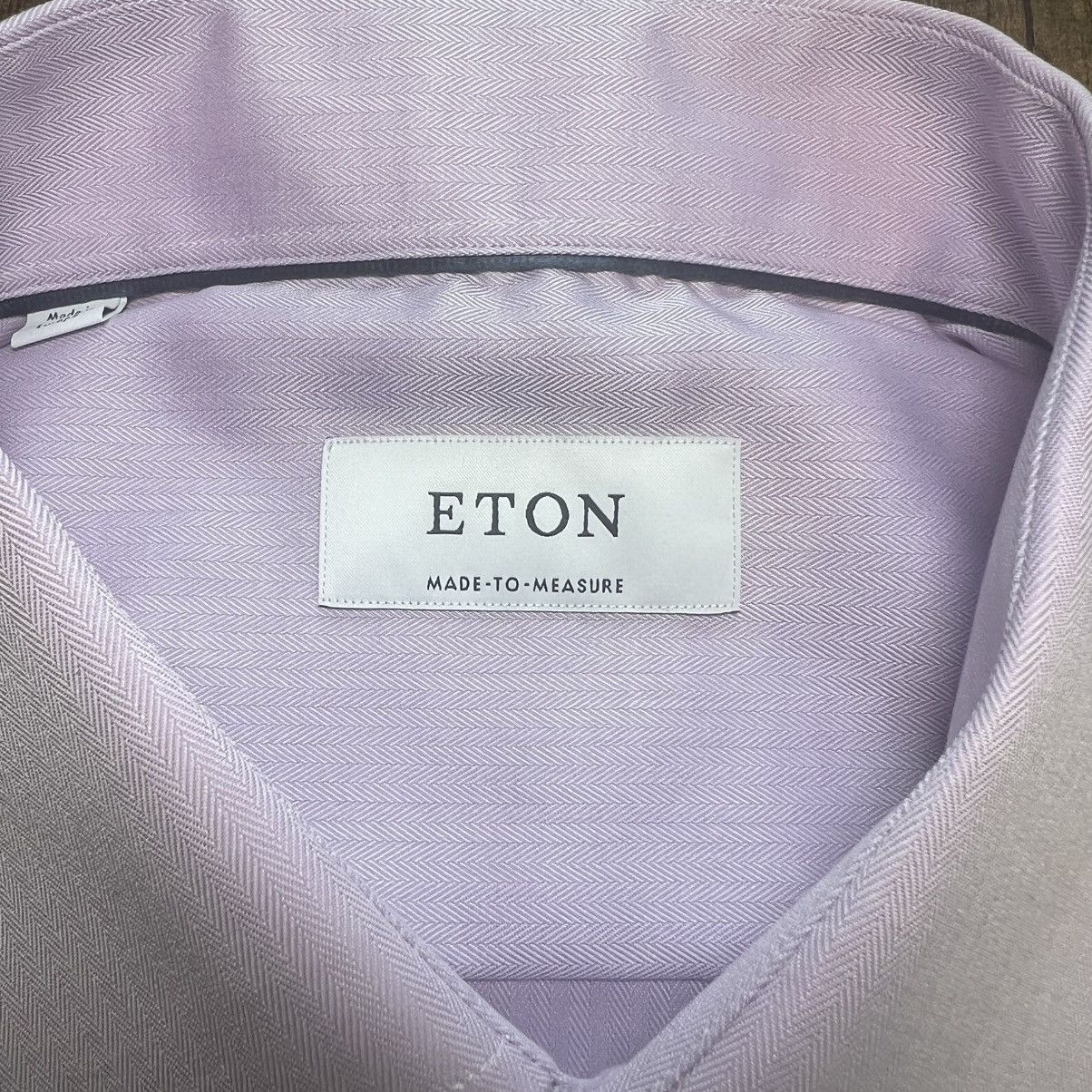 Eton Eton Light Purple Signature Twill Shirt – Made to Measure Size US L / EU 52-54 / 3 - 12 Thumbnail