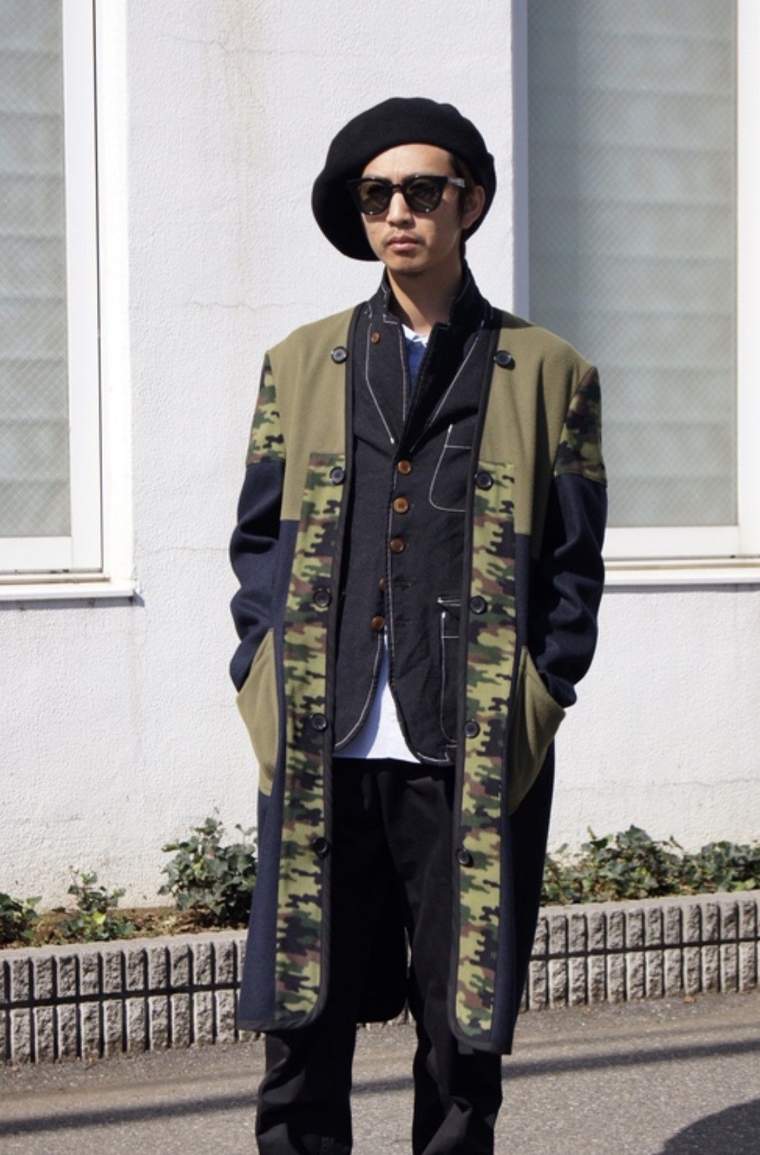 Comme des Garcons SHIRT Comme Des Garcons Shirt Wool Coat / Medium Size US M / EU 48-50 / 2 - 2 Thumbnail