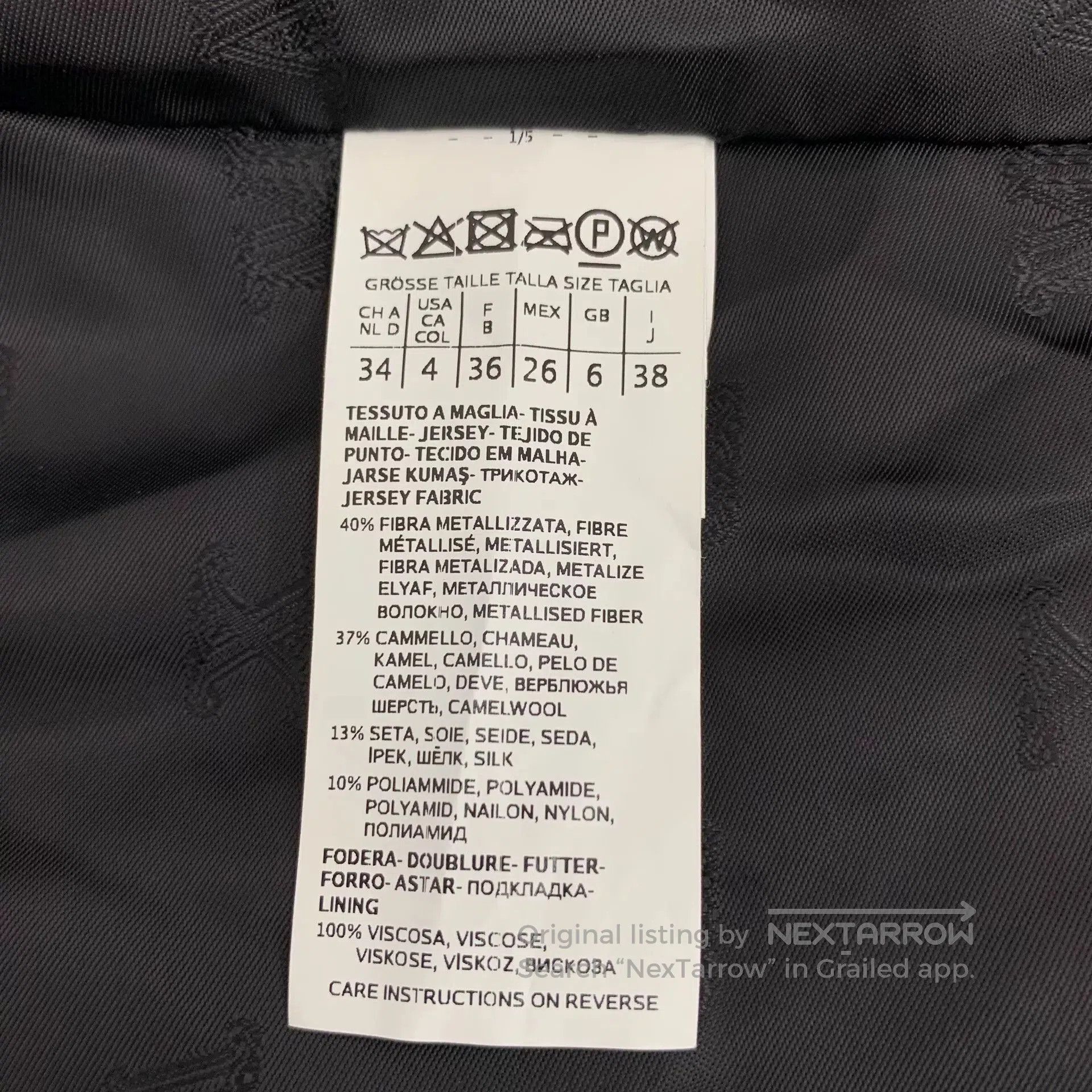 Other Maxmara Black Cashmere Fur Coat. Size US S / EU 44-46 / 1 - 6 Thumbnail